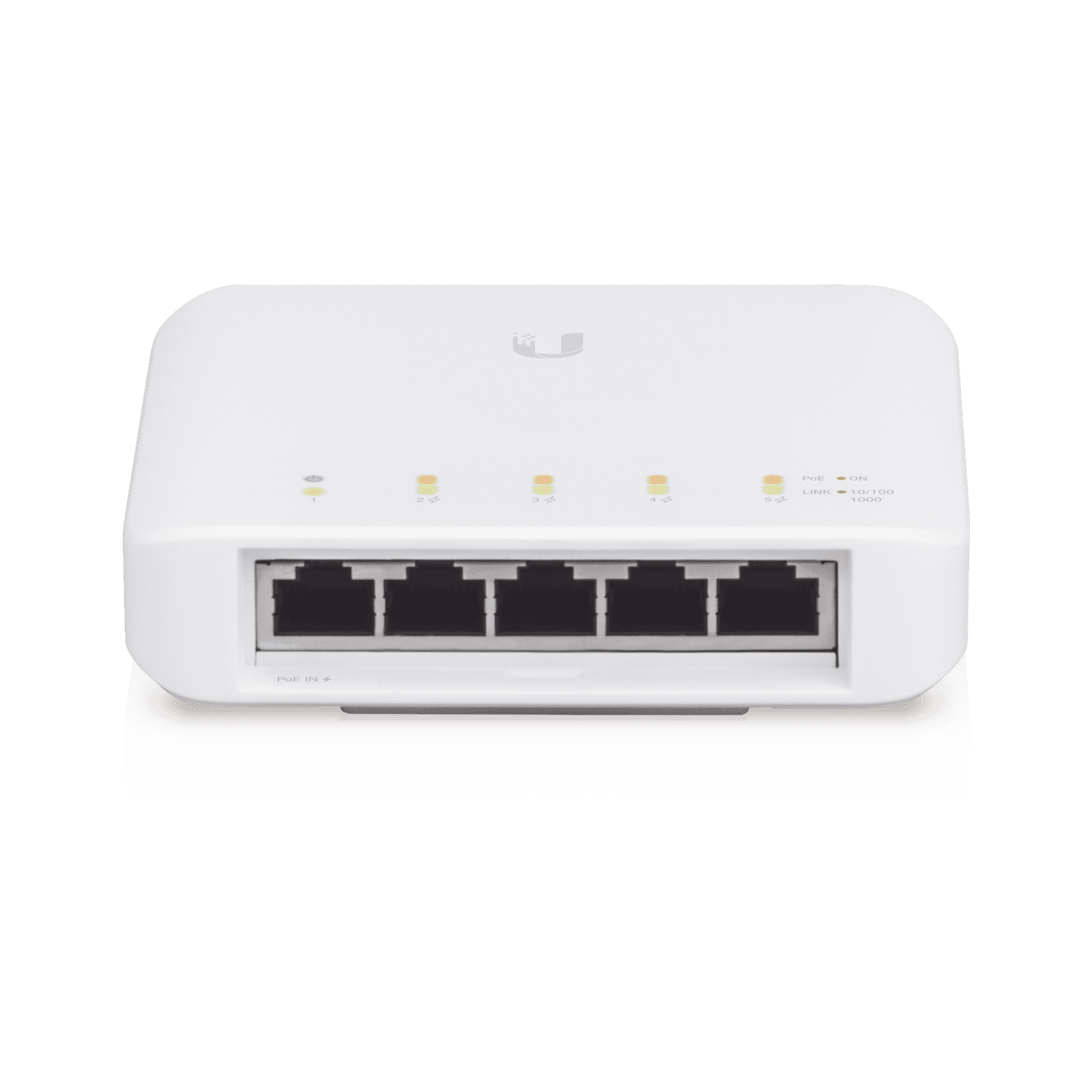 Switch UniFi FLEX de 5 puertos para semi-exterior IP55 (1 x PoE de entrada 802.3af/at/bt y 4 puertos PoE de salida 802.3af) USW-FLEX - UBIQUITI INC.