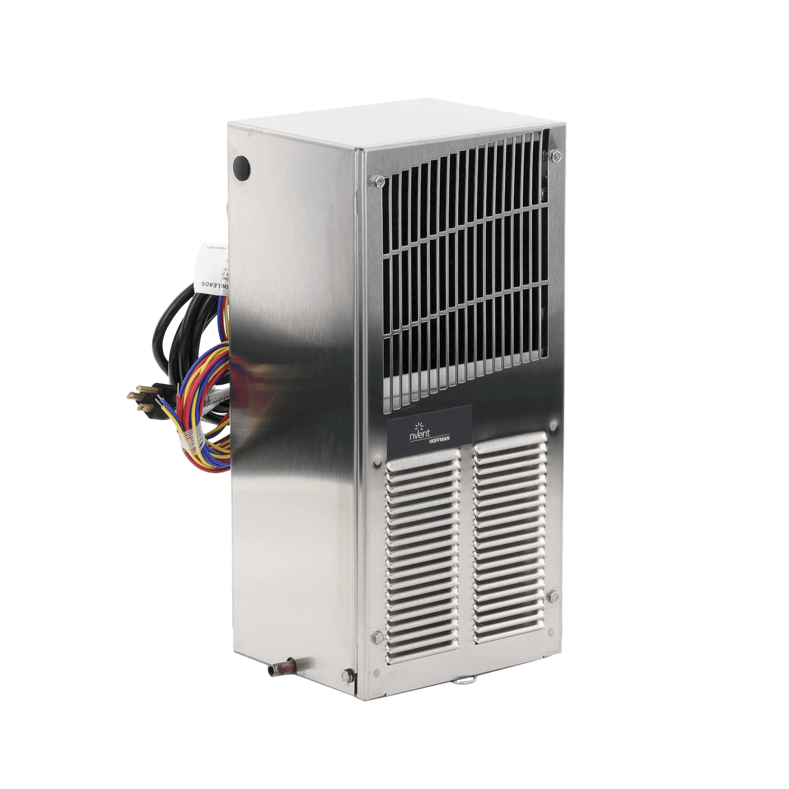 Aire Acondicionado Compacto Para Exterior, Uso en Gabinetes de Telecomunicaciones de Grado Industrial, Frío T15, 800 BTU, 115 Vca, de Acero Inoxidable 304, Color Gris T150116G152 - HOFFMAN