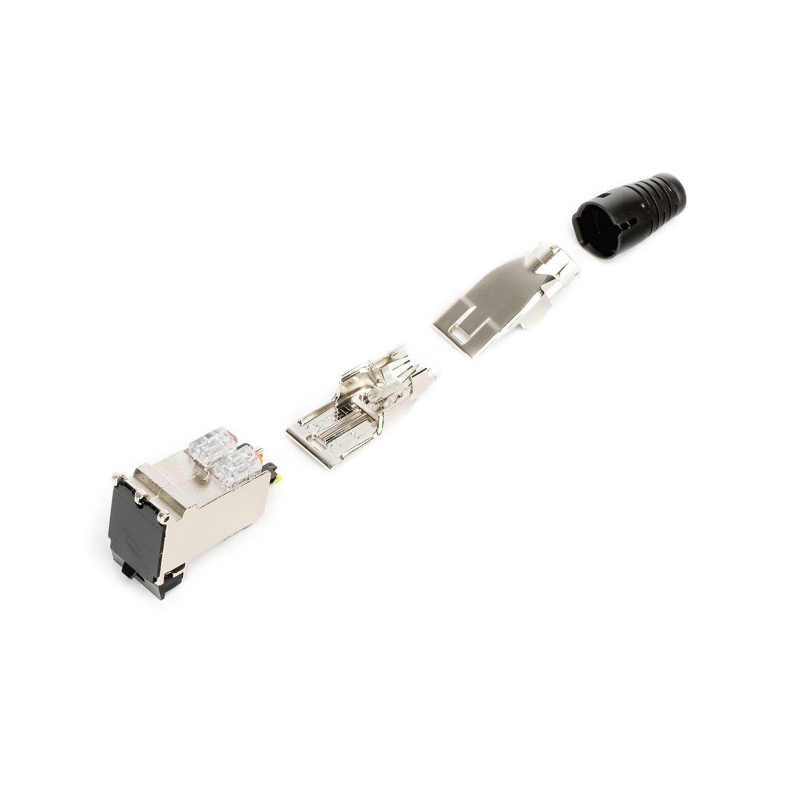 Jack TERA Categoria 7A, Con puerta protectora, Para aplicaciones de servicios compartidos, Color Negro T7F-01-1 - SIEMON