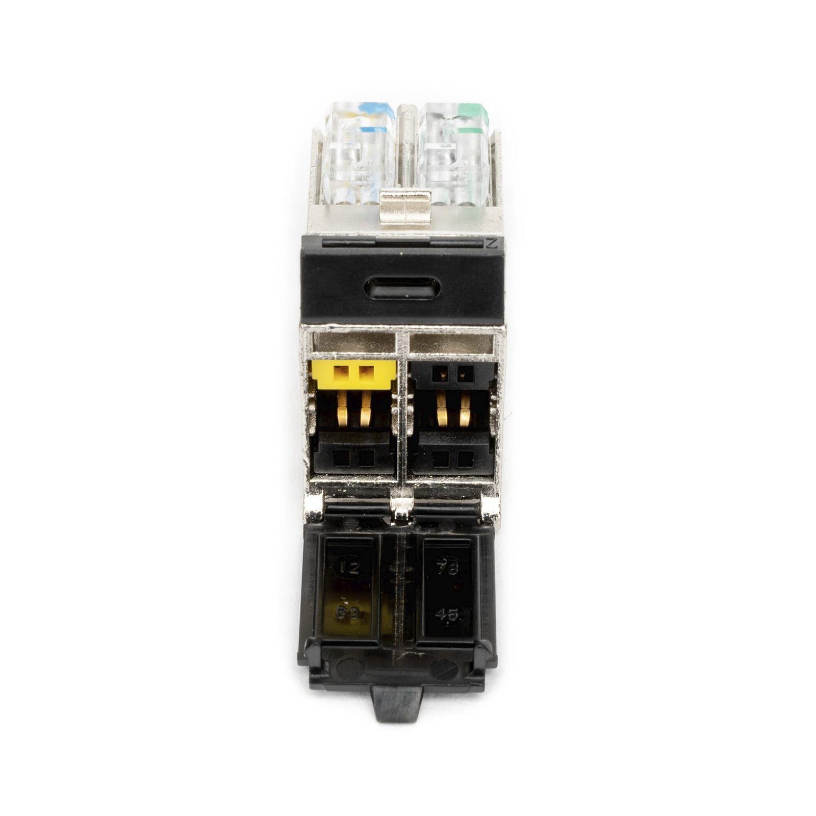 Jack TERA Categoria 7A, Con puerta protectora, Para aplicaciones de servicios compartidos, Color Negro T7F-01-1 - SIEMON