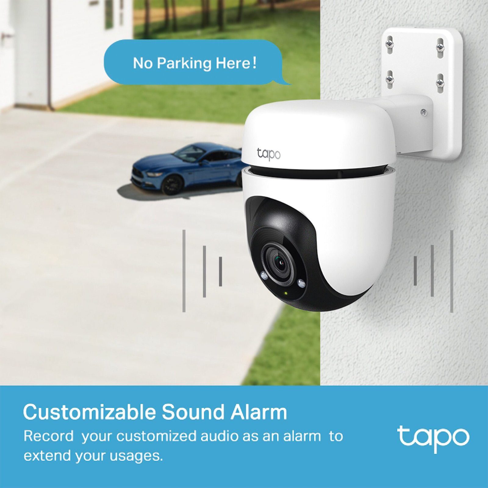 Cámara IP Wi-Fi 2 megapixel / Visión 360 / Audio doble vías / Visión Nocturna /  Notificación Push / Memoria Micro SD TAPO-C500 - TP-LINK