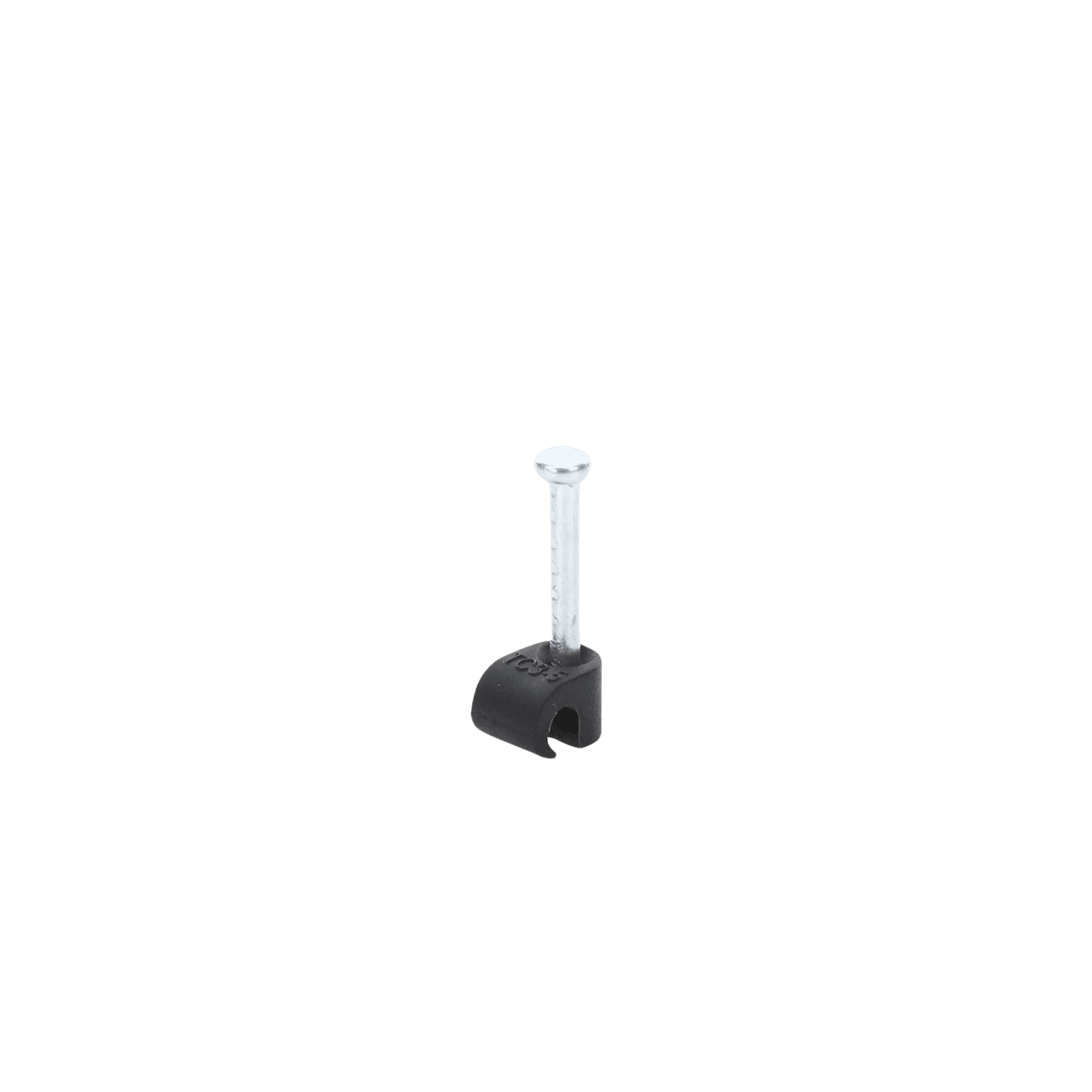 Grapa negra para Fibra óptica redonda de 3 mm (100pzs) (3101-00400) TC3-5RC - THORSMAN