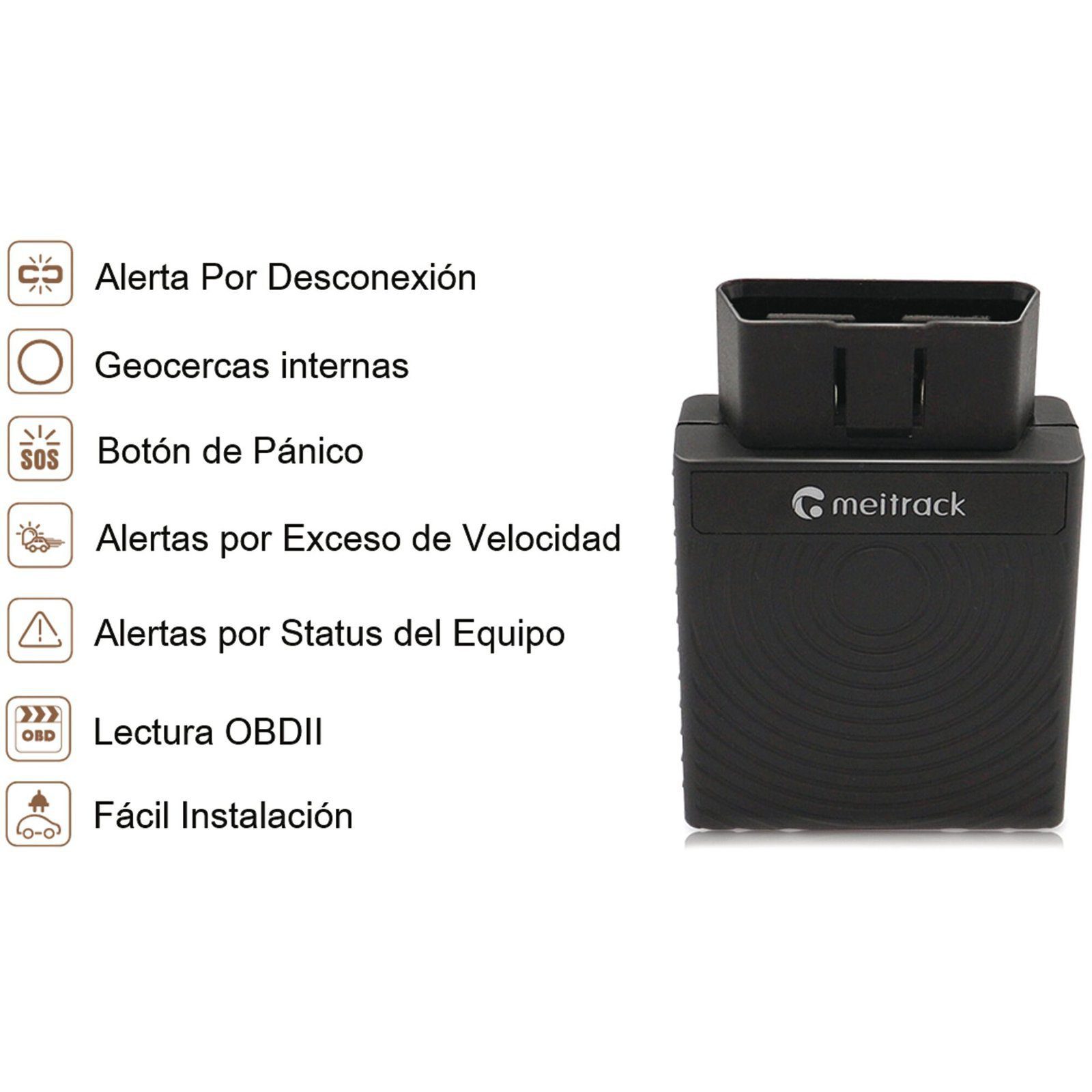 Rastreador GPS 4G Con Conexión a Puerto OBDII TC68L - MEITRACK