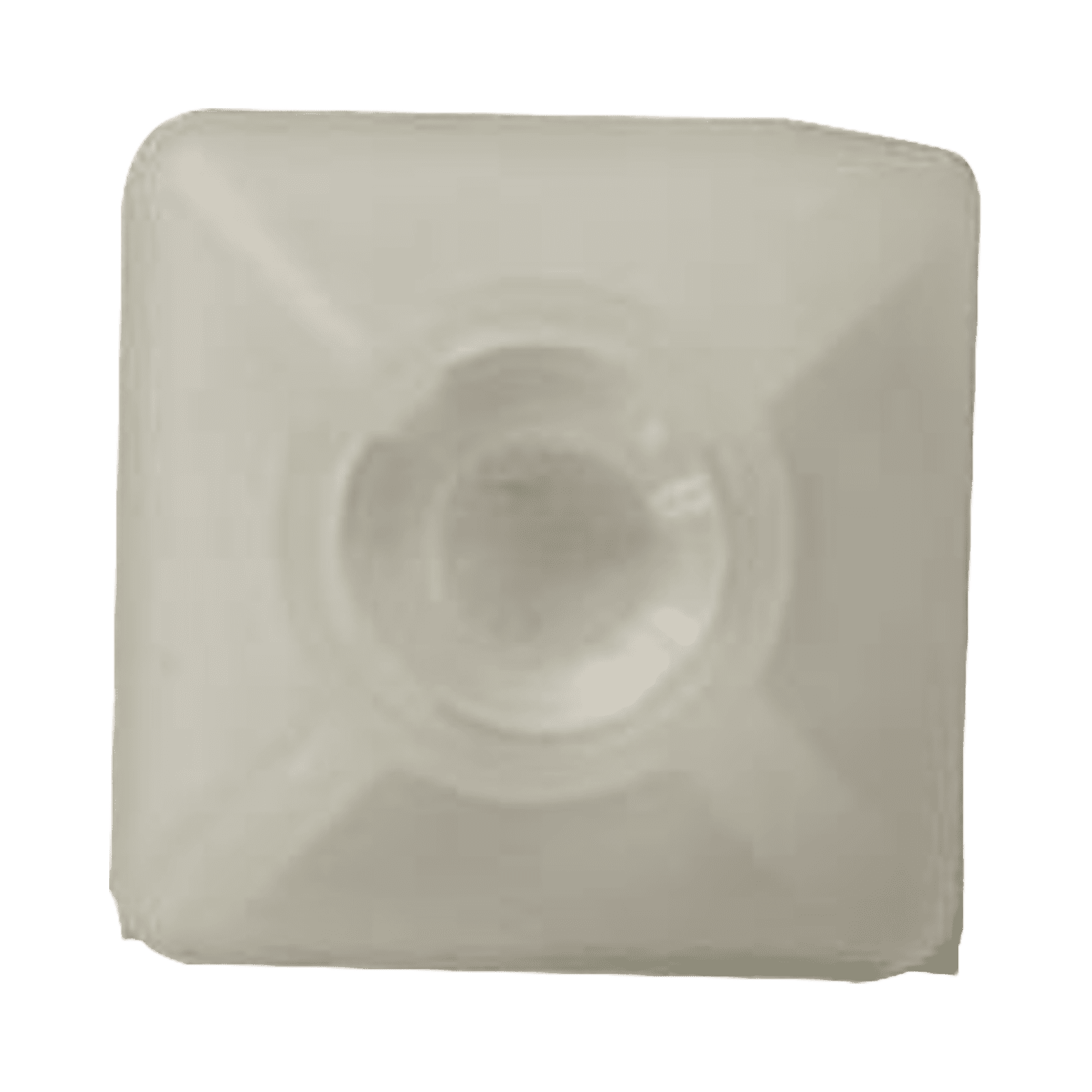 Base Autoadherible para Cinchos Práctica y Eficiente para la Organización y Fijación de Cables, Fabricada en Nylon Resistente y de Color Natural con una Medida de 19×19 mm, Paquete con 100 Piezas (4210-00001) TH-BASE-CIN - THORSMAN