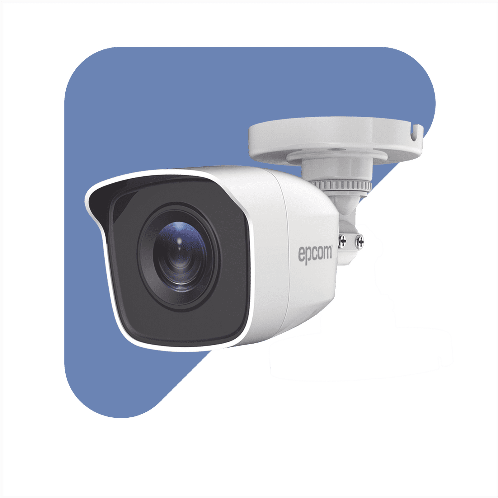Bala TURBOHD 2 Megapíxeles (1080p) / Gran Angular 103º / Lente 2.8 mm / METAL / IR EXIR Inteligente 20 mts / Exterior IP66 / dWDR / TVI-AHD-CVI-CVBS THC-B120-MC - HiLook by HIKVISION