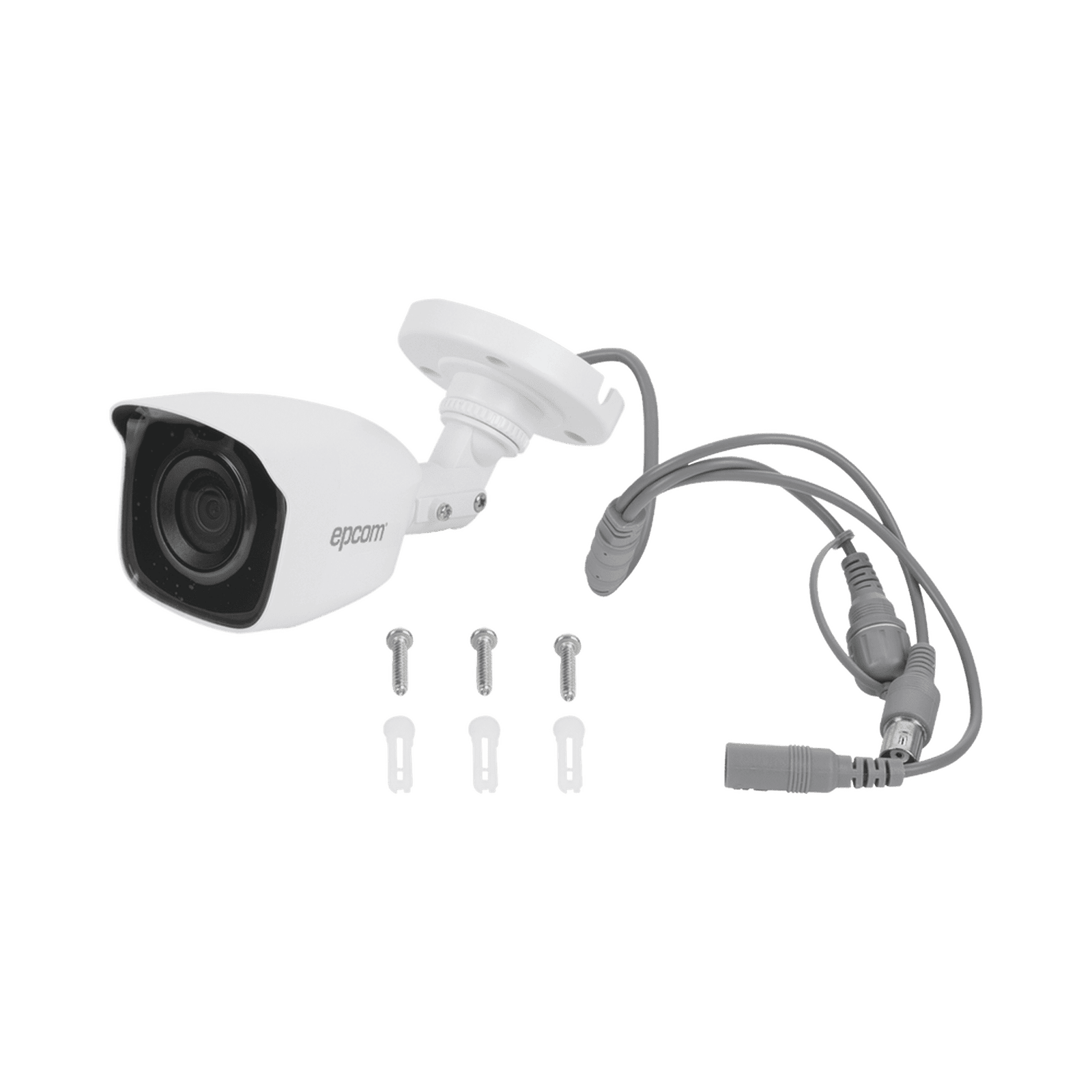 Bala TURBOHD 2 Megapíxeles (1080p) / Gran Angular 103º / Lente 2.8 mm / METAL / IR EXIR Inteligente 20 mts / Exterior IP66 / dWDR / TVI-AHD-CVI-CVBS THC-B120-MC - HiLook by HIKVISION