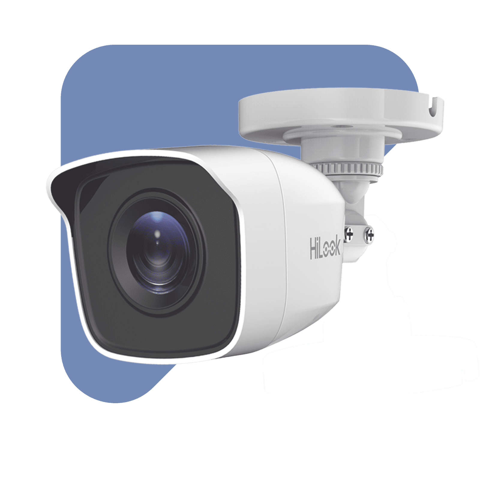 Bala TURBOHD 2 Megapíxeles (1080p) / Gran Angular 103º / Lente 2.8 mm / METAL / IR EXIR Inteligente 20 mts / Exterior IP66 / dWDR / TVI-AHD-CVI-CVBS THC-B120-MC - HiLook by HIKVISION