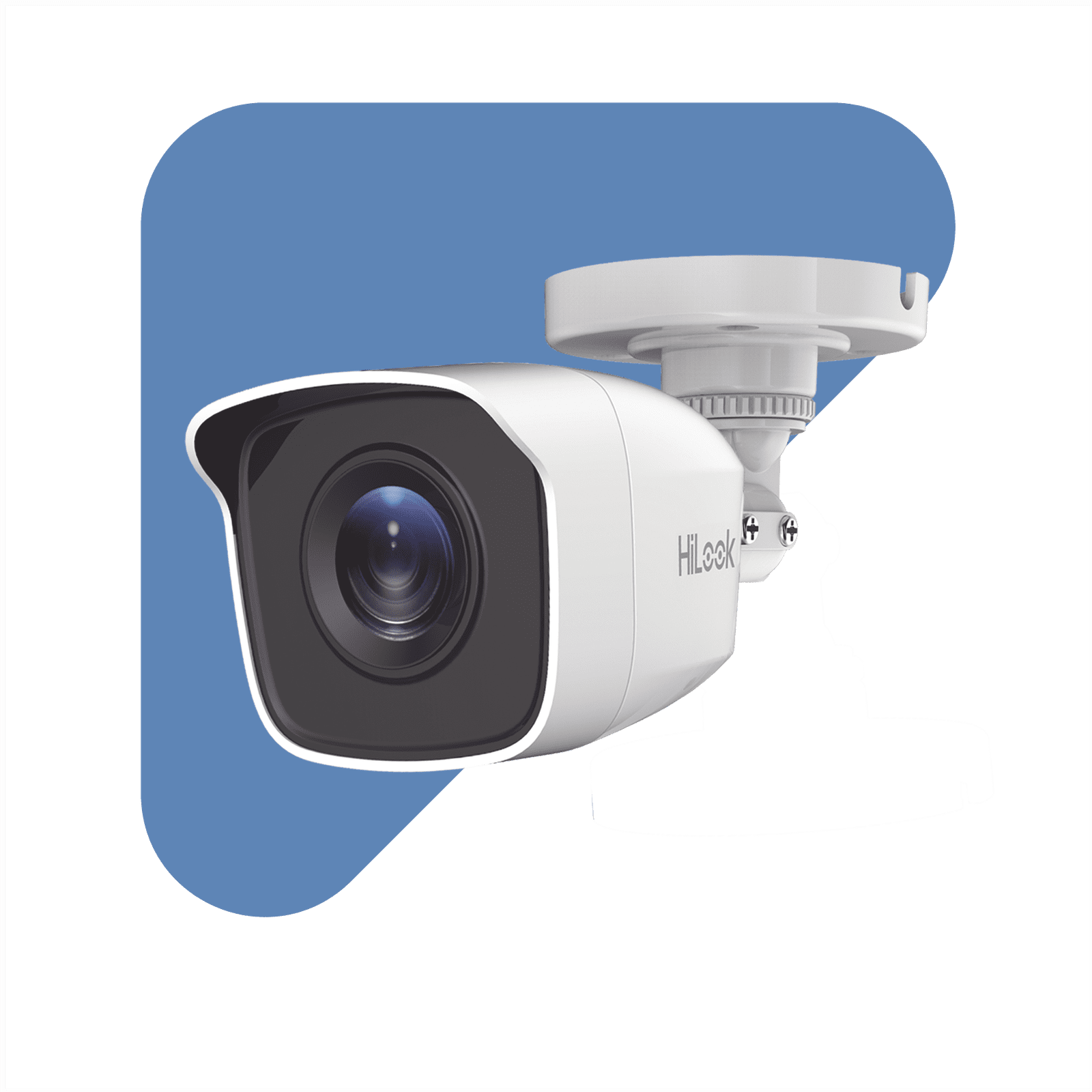 Bala TURBOHD 2 Megapíxeles (1080p) / Gran Angular 103° / Lente 2.8 mm / IR EXIR Inteligente 20 mts / Exterior IP66 / dWDR / TVI-AHD-CVI-CVBS THC-B120-PC - HiLook by HIKVISION