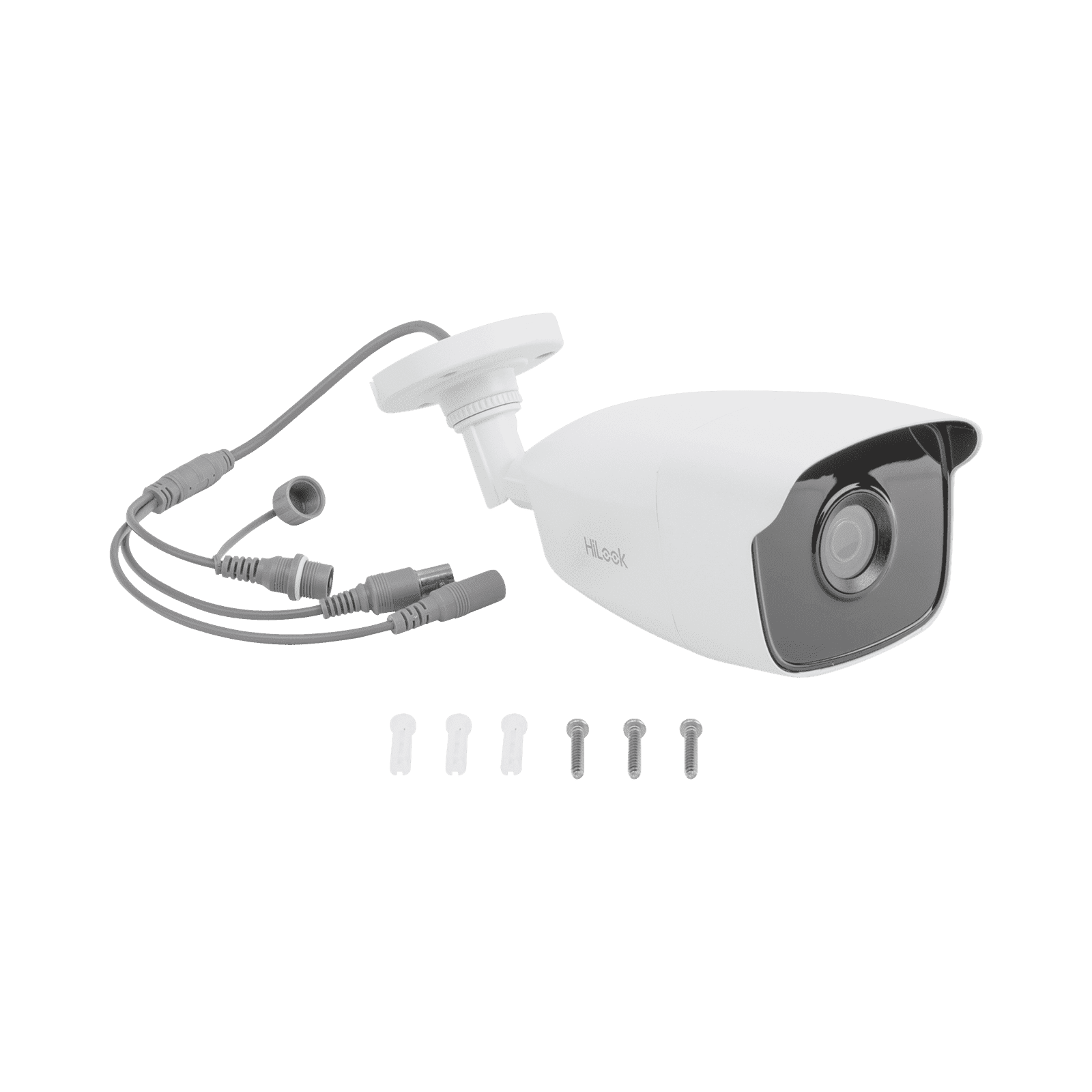 Bala TURBOHD 2 Megapíxeles (1080p) / Gran Angular 103º / Lente 2.8 mm / METAL / IR EXIR Inteligente 40 mts / Exterior IP66 / TVI-AHD-CVI-CVBS / dWDR THC-B220-M - HiLook by HIKVISION