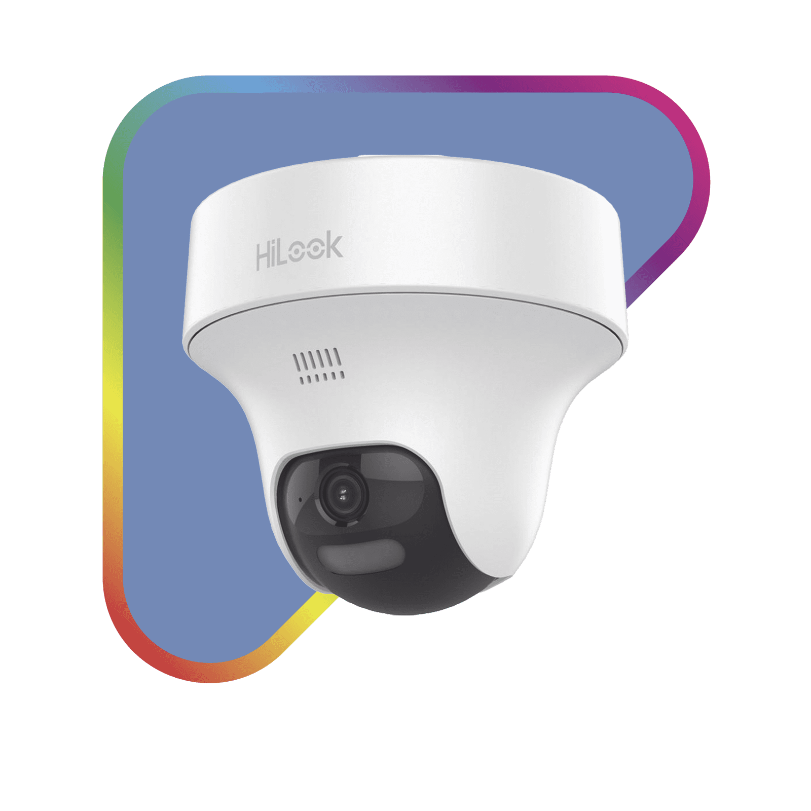 [Audio Bidireccional + Dual Light + ColorVu] Turret PT TURBOHD 2 Megapixel (1080p) / Lente 3.6 mm / 25 mts IR EXIR + 20 mts Luz Blanca / Micrófono y Bocina Integrado / Exterior IP67 / dWDR THC-T127-PTLTS - HiLook by HIKVISION