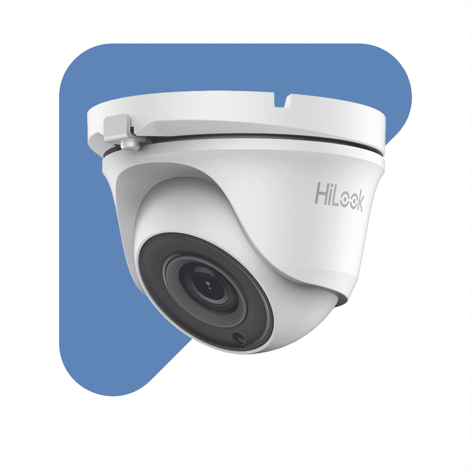 Turret TURBOHD 5 Megapíxel / 85° de Visión / Lente 2.8 mm / Exterior IP66 / IR EXIR 20 mts / TVI-AHD-CVI-CVBS / Metal THC-T150-M - HiLook by HIKVISION