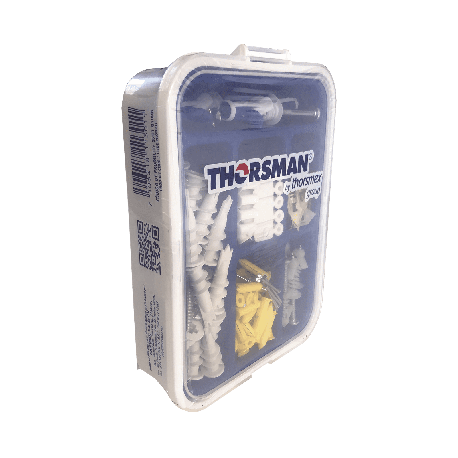 Kit para Sistemas de Fijación en Yeso, Muros Falsos, Tabique hueco, Uso en interiores (91 piezas) TH-KIT-FY - THORSMAN