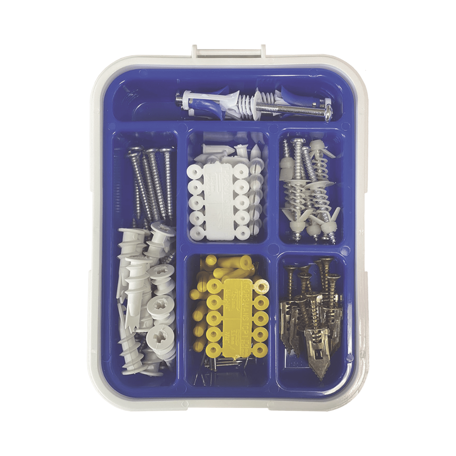 Kit para Sistemas de Fijación en Yeso, Muros Falsos, Tabique hueco, Uso en interiores (91 piezas) TH-KIT-FY - THORSMAN