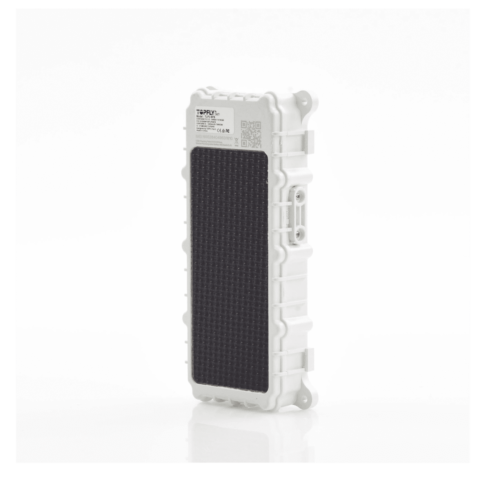 Dispositivo de Seguimiento de Activos LTE Cat-M1/NB-IoT / Tamaño Compacto / Impermeable / Funciona con Energía Solar / Alarma de Batería Baja / Seguridad de Datos MD5/AES / Recargable Li 9600 mAh / Soporte BLE 5.0 TLP2-SFB - TopFlyTech