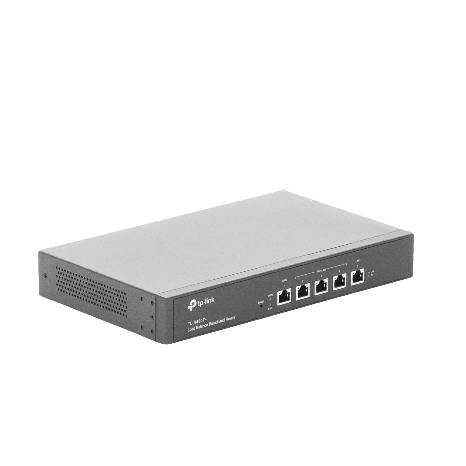 Router Balanceador de Carga Multi-Wan, 1 puerto LAN 10/100 Mbps, 1 puerto WAN 10/100 Mbps, 3 puertos Auto configurables LAN/WAN, Sesiones Concurrentes 30,000 para Negocios Pequeños y Medianos TL-R480T - TP-LINK