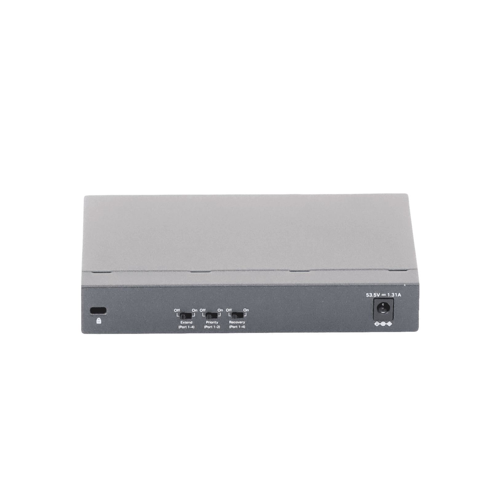 Switch PoE no Administrable de escritorio / 6 puertos 10/100 Mbps / 4 puertos PoE af/at / Presupuesto 67 W / Modo Extensor hasta 250 m / Calidad video prioritaria TLSF1006P - TP-LINK