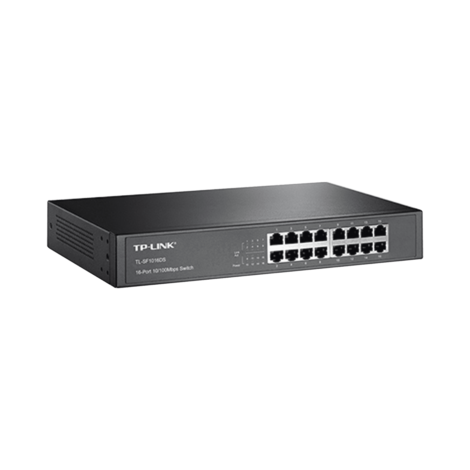 Switch no administrable de 16 puertos 10/100 Mbps de escritorio y para montaje en rack TL-SF1016DS - TP-LINK