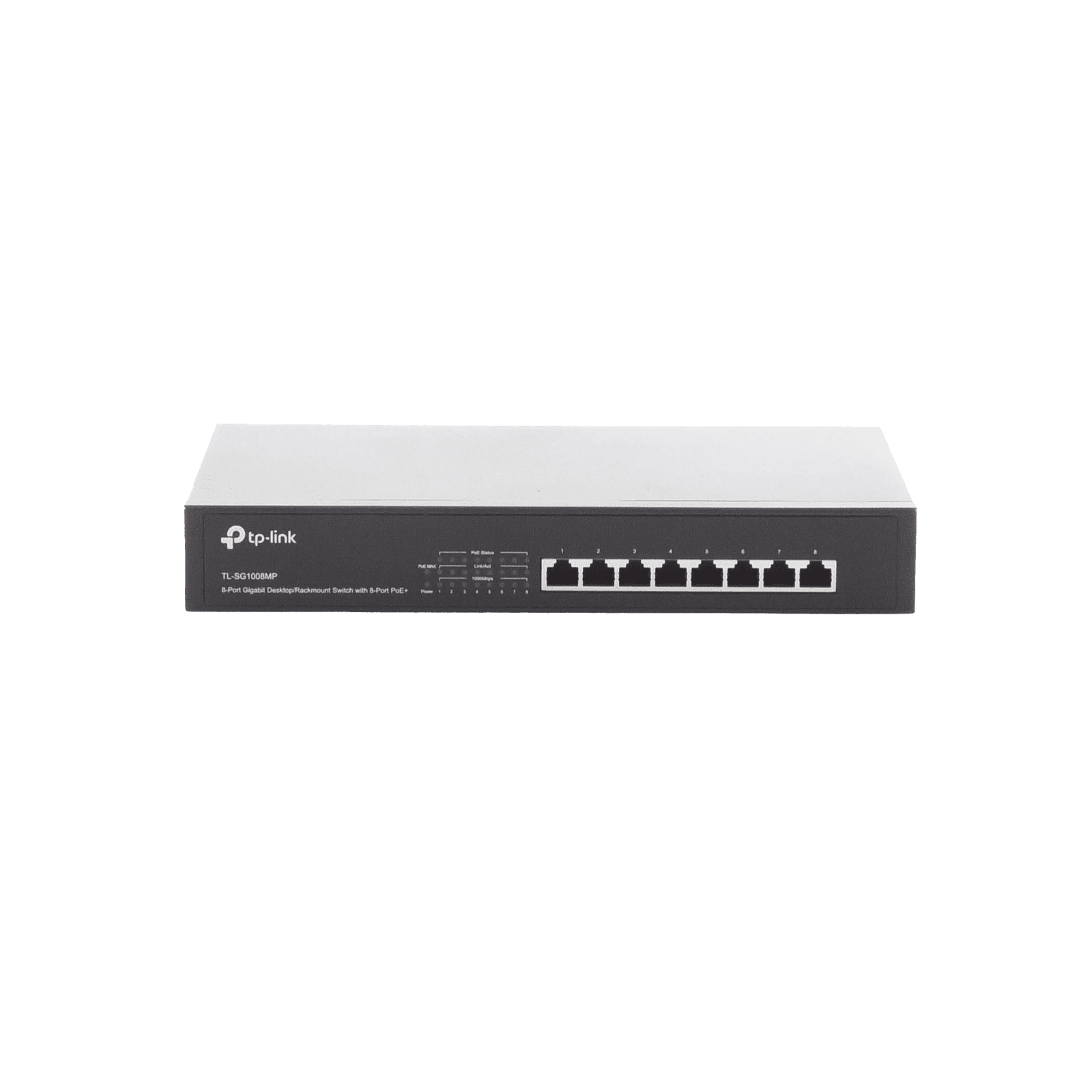 Switch Gigabit PoE+ no administrable de 8 puertos 10/100/1000 Mbps, para escritorio TL-SG1008MP - TP-LINK