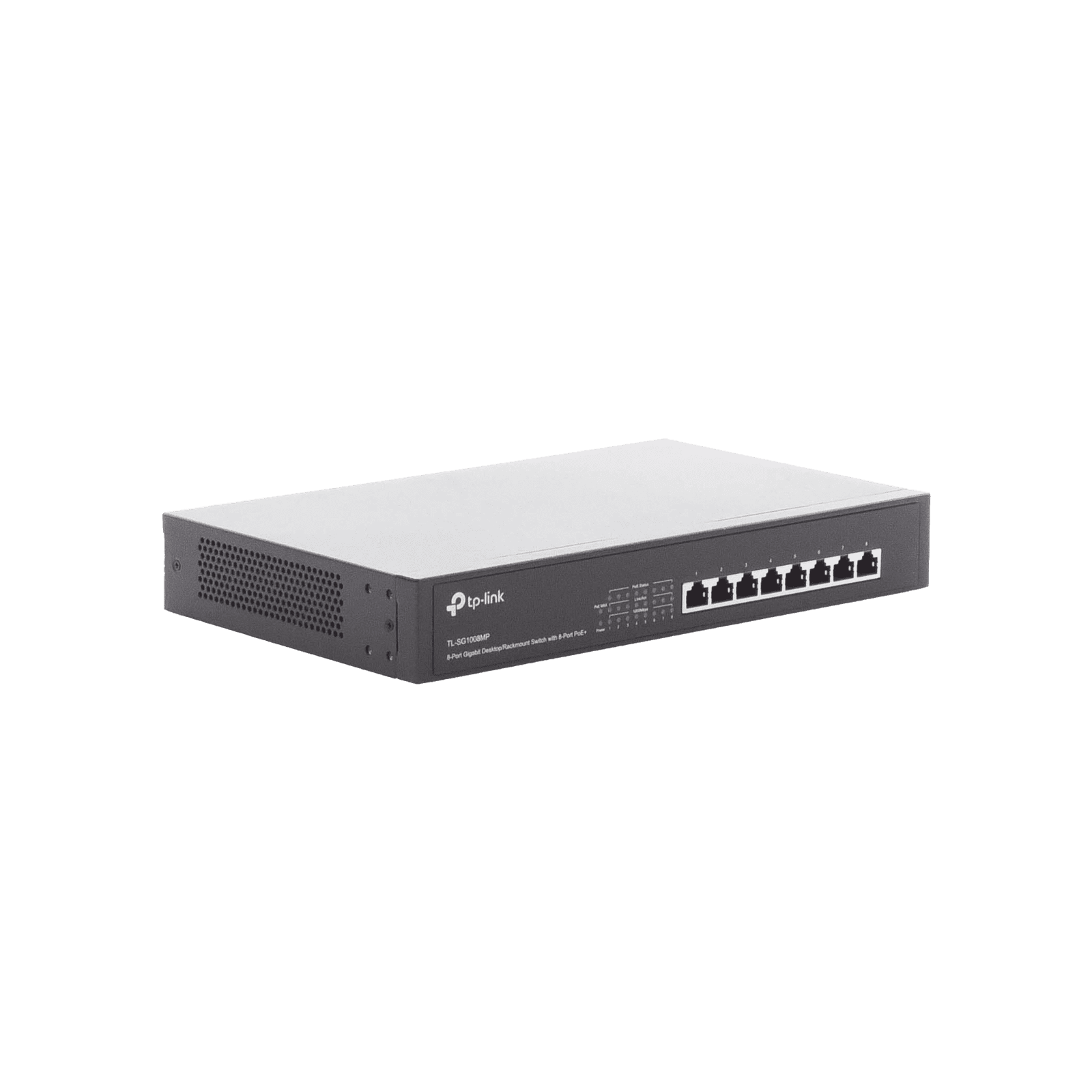 Switch Gigabit PoE+ no administrable de 8 puertos 10/100/1000 Mbps, para escritorio TL-SG1008MP - TP-LINK