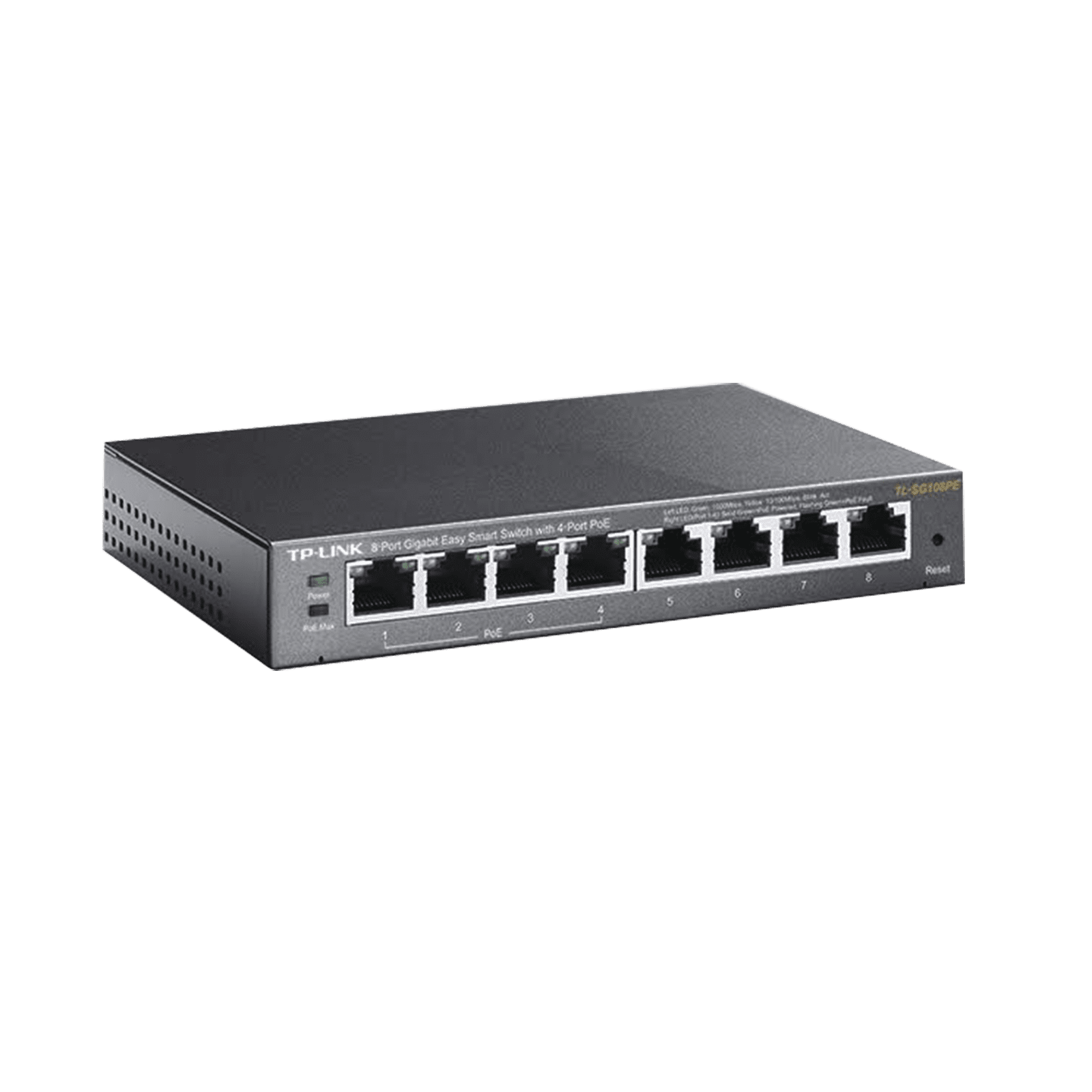 Easy Smart Switch PoE JetStream , 8 puertos 10/100/1000 Mbps  55 W TL-SG108PE - TP-LINK