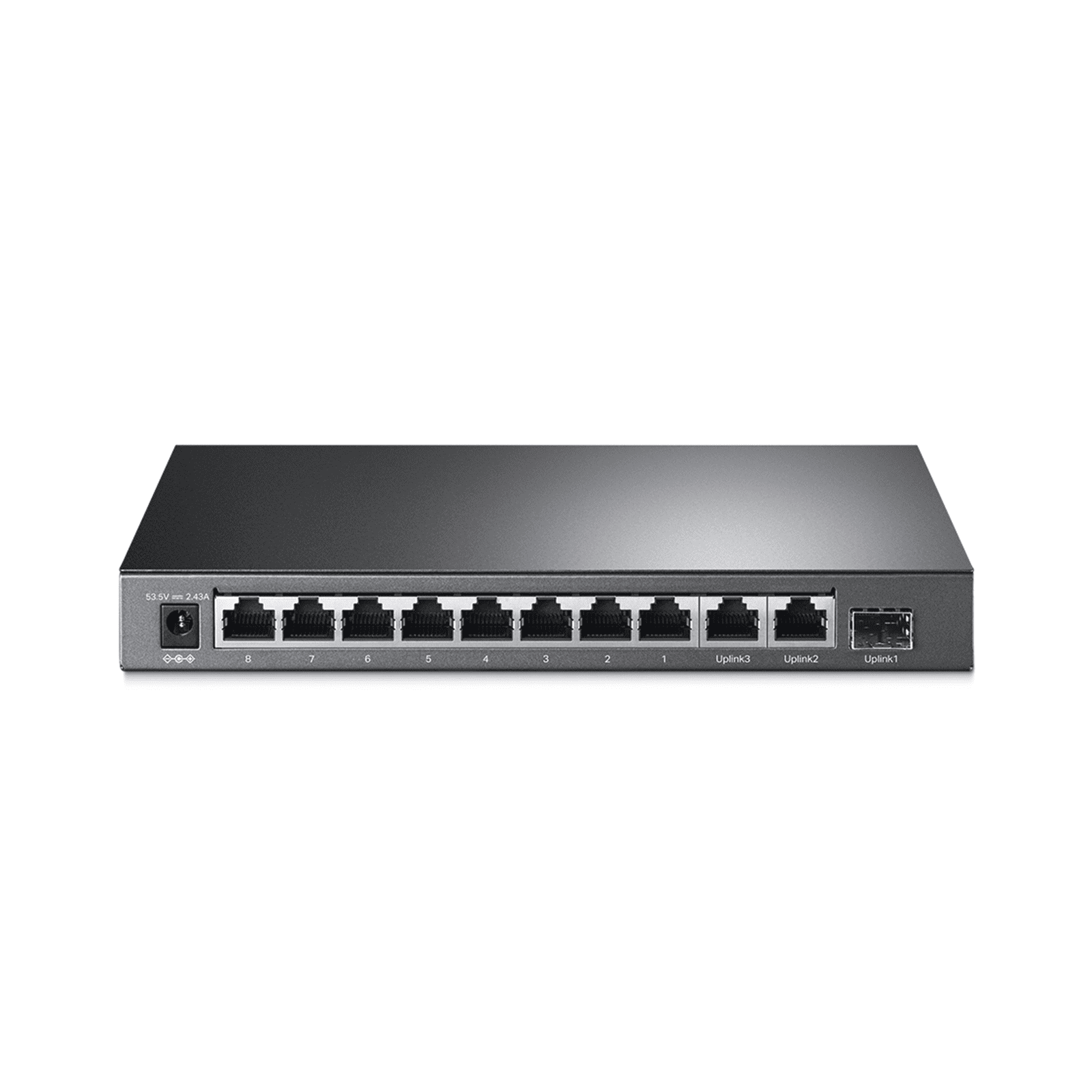 Switch PoE+ No Administrable De Escritorio 11 Puertos / 8 puertos 10/100 Mbps PoE af/at Inteligiente / Presupuesto 124 W / Hasta 250 metros TL-SL1311MP - TP-LINK