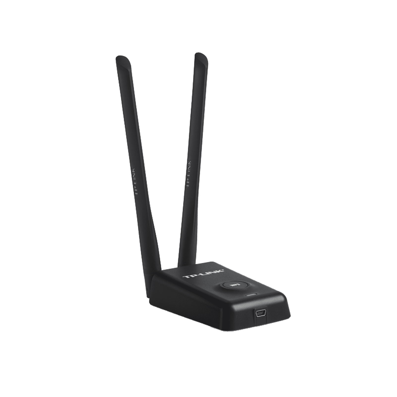 Adaptador de alta potencia USB  inalámbrico/ WiFi N 300 Mbps / Frecuencia de 2.4 GHz / 2 Antenas Externas de 5 dBi / Compatibilidad Windows y Linux TL-WN8200ND - TP-LINK
