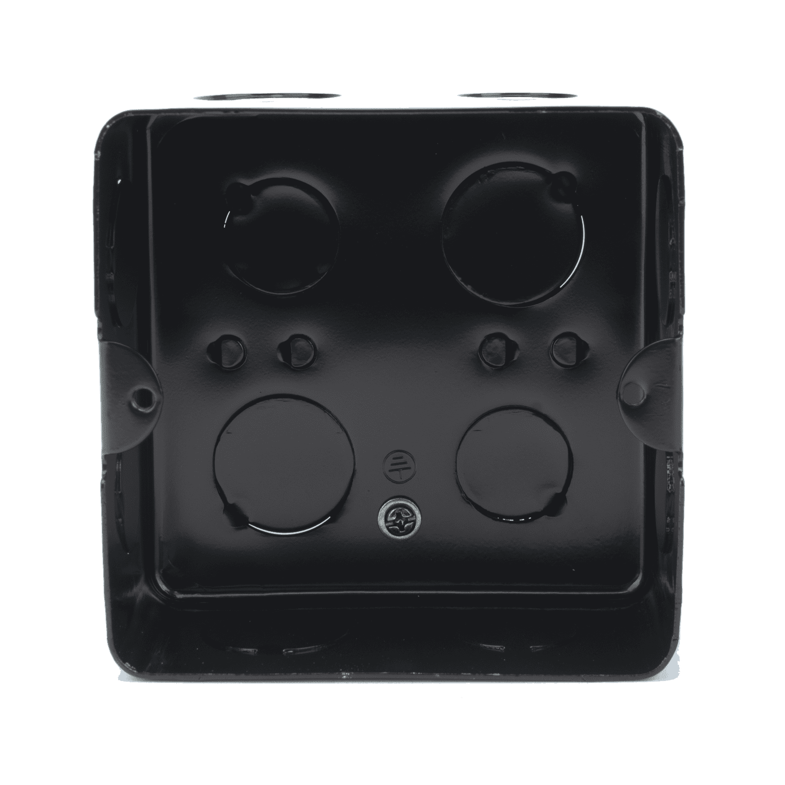 Caja de registro de acero galvanizado, 10×10 cm, Color Negro (11000-00000) TMK10X10 - THORSMAN