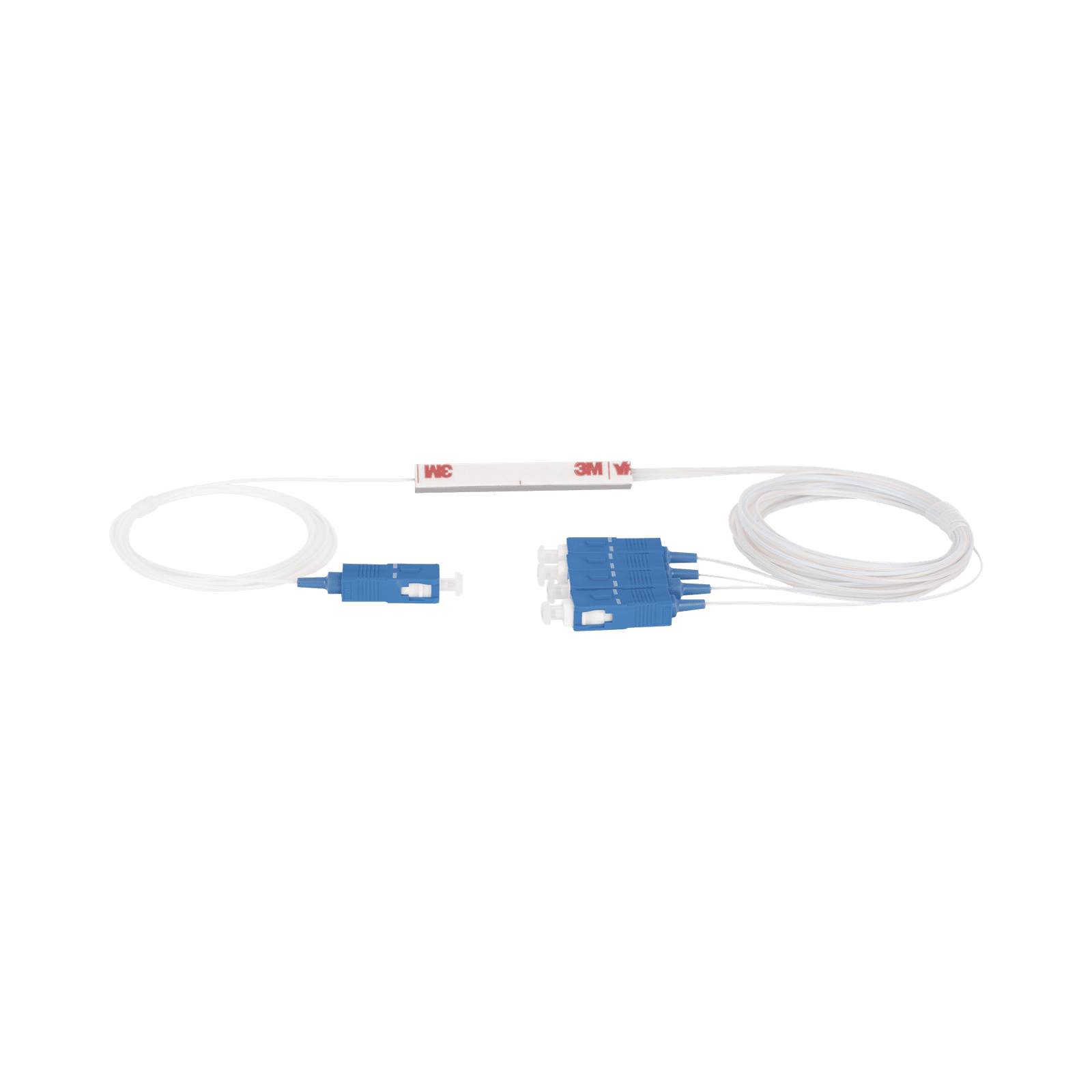 Splitter (Divisor Óptico) tipo PLC, de 1×4, conectores SC/UPC TM-PLC-1X4UPC - TEMPO