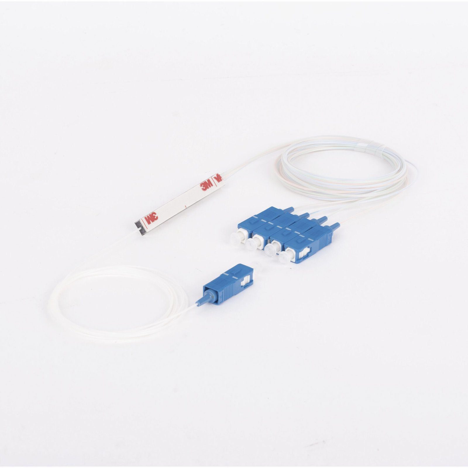 Splitter (Divisor Óptico) tipo PLC, de 1×4, conectores SC/UPC TM-PLC-1X4UPC - TEMPO