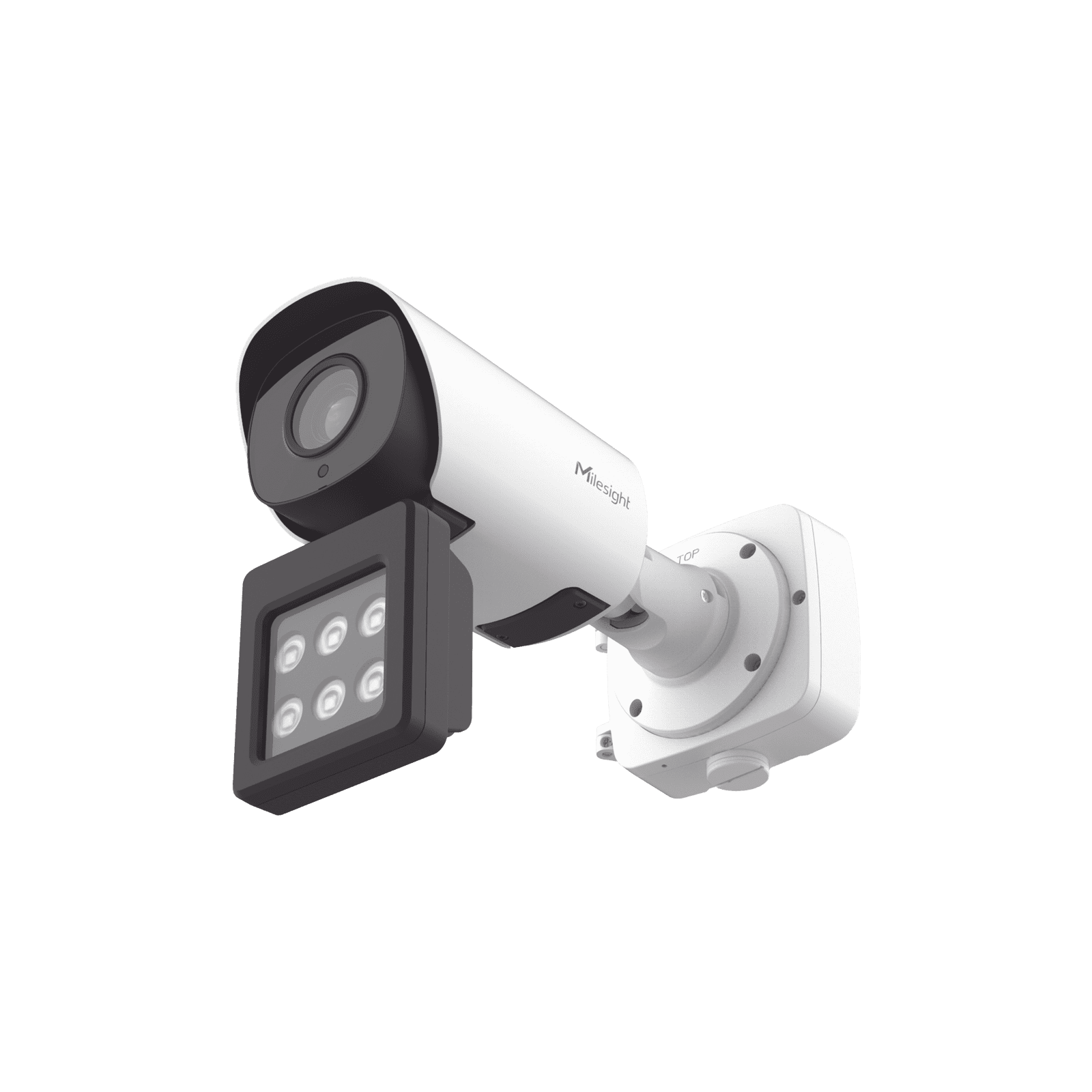 Cámara Bullet Inteligente con IA, Luz Suplementaria y Reconocimiento Vehicular para Monitoreo de Tráfico TS4466-X4RWE-W - MILESIGHT