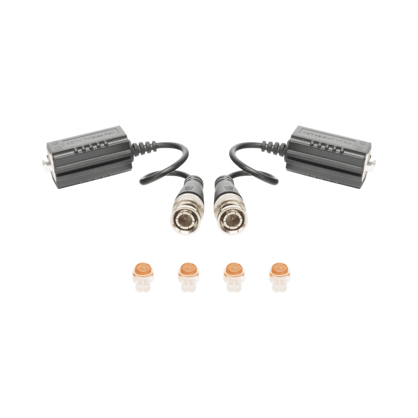 Kit de Transceptores (Baluns) para EXTERIOR TurboHD Hasta 4K HD-TVI / HD-CVI / AHD / CVBS / COAXITRON / AUDIO POR COAXITRON  / Menu OSD / CONECTORES 100% COBRE / Con Cable RF Blindado. Distancia de hasta 200 m en 4K. Calidad PREMIUM TT-101-F-TURBO-EXT - EPCOM TITANIUM