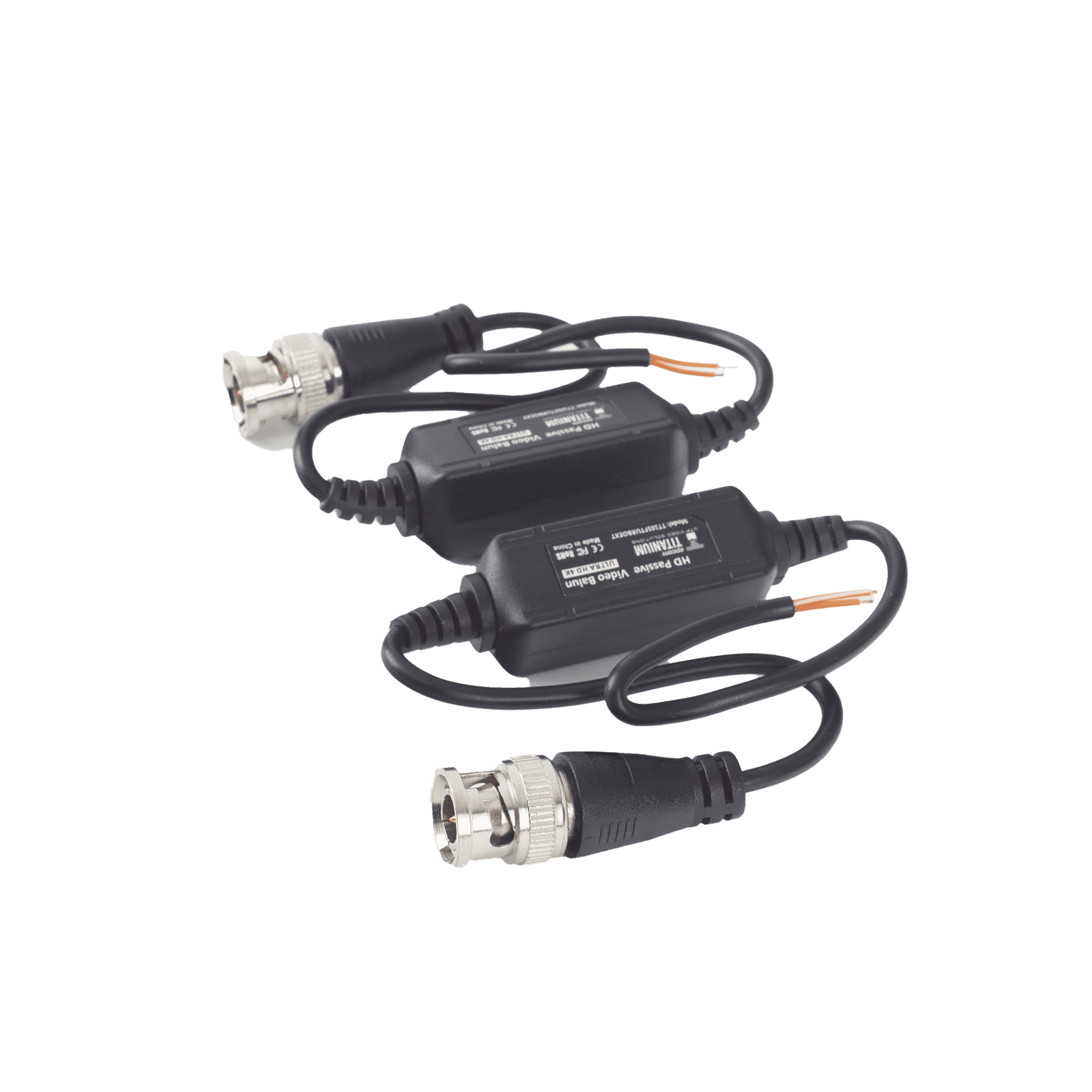 Kit de Transceptores (Baluns) para EXTERIOR TurboHD Hasta 4K HD-TVI / HD-CVI / AHD / CVBS / COAXITRON / AUDIO POR COAXITRON  / Menu OSD / CONECTORES 100% COBRE / Con Cable RF Blindado. Distancia de hasta 200 m en 4K. Calidad PREMIUM TT-101-F-TURBO-EXT - EPCOM TITANIUM