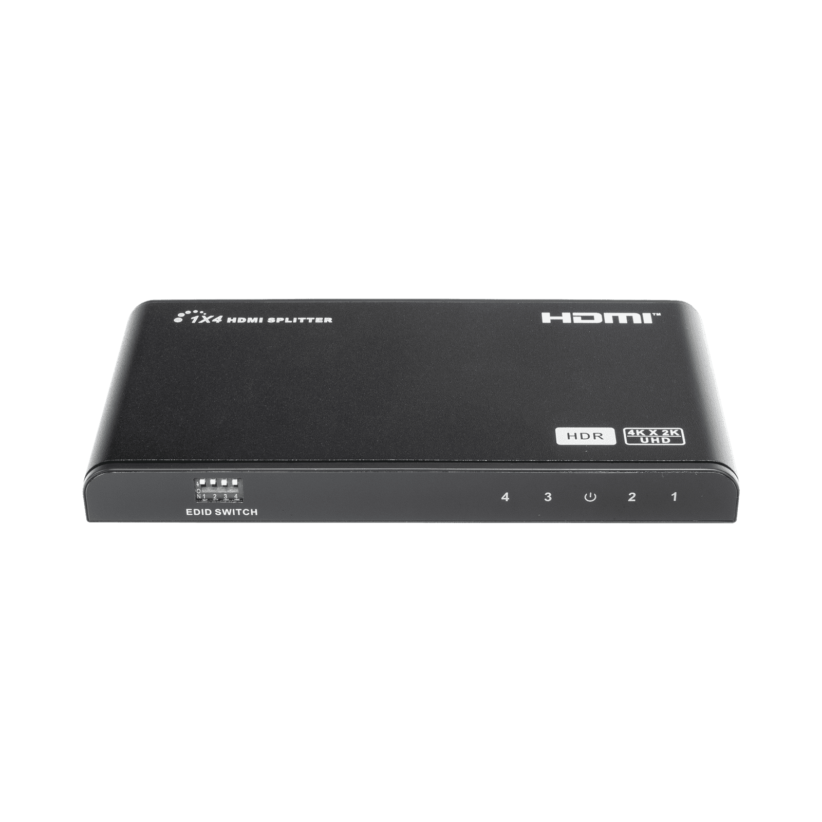 Divisor (Splitter) HDMI 4K de 1 Entrada a 4 Salidas (Simultaneas) / Soporta 4K×2K / Ajuste de resoluciones EDID / HDR / HDMI 2.0 / HDCP 2.2 / Permite mezclar pantallas en 4K y 1080P TT314HDR-V2.0 - EPCOM TITANIUM