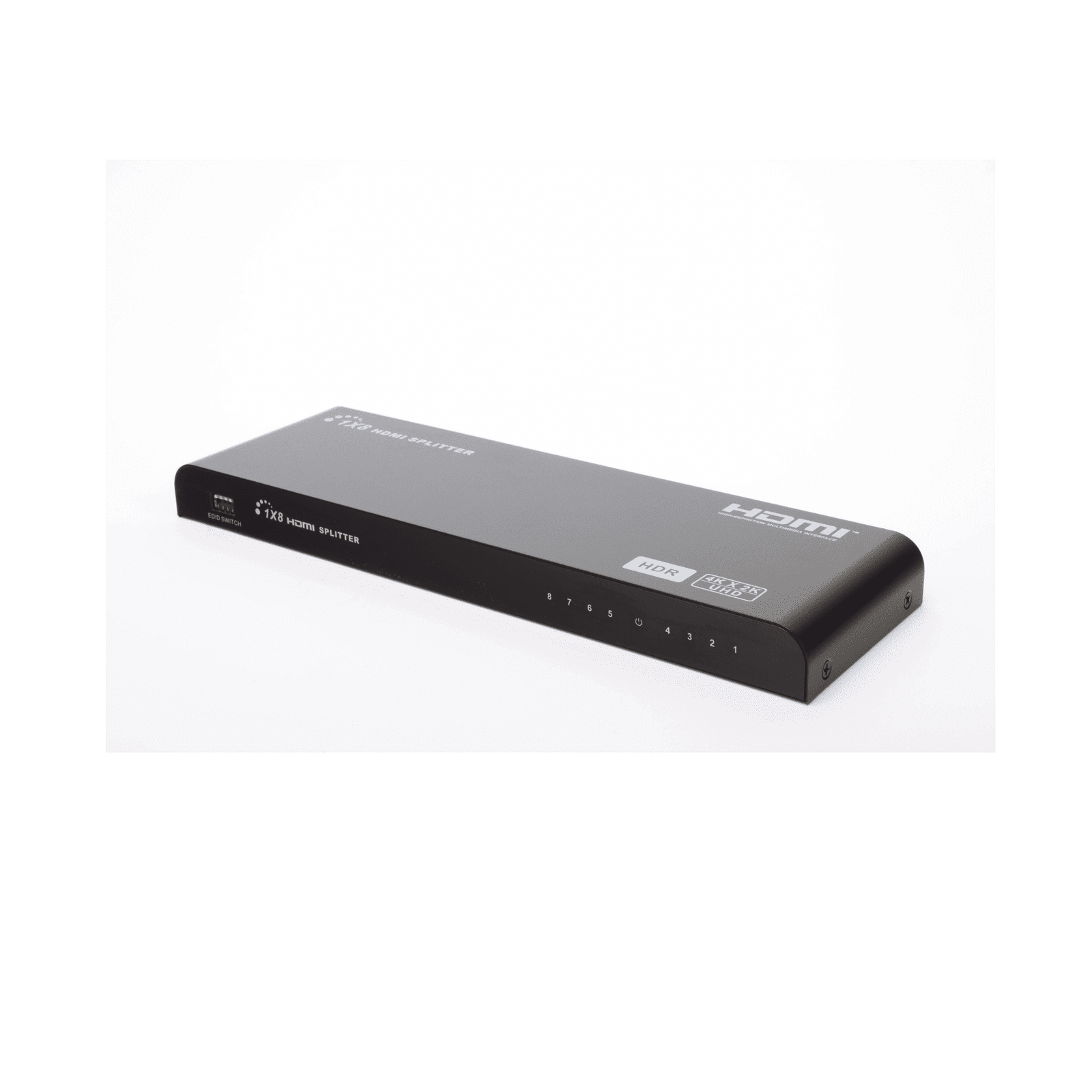 Divisor (Splitter) HDMI 4K de 1 Entrada a 8 Salidas (Simultaneas) / Soporta 4K×2K / Ajuste de resoluciones EDID / HDR / HDMI 2.0 / HDCP 2.2 / Permite mezclar pantallas en 4K y 1080P TT318HDR-V2.0 - EPCOM TITANIUM