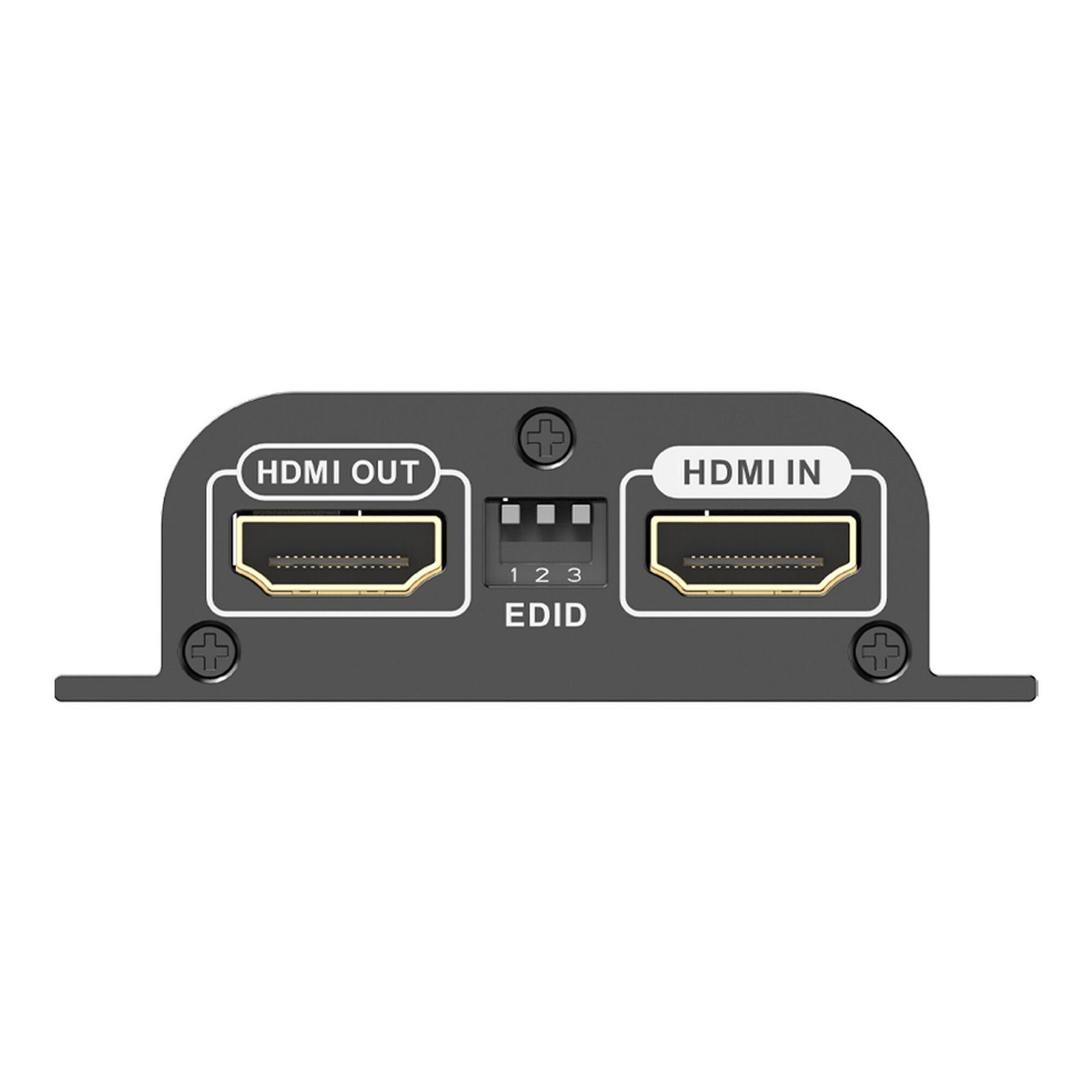 Kit Extensor HDMI | Hasta 70m 1080p | 40m 4K@30Hz | Compatible con HDCP | Cable Cat 6 Recomendado | Soporta Múltiples Resoluciones | Soporta PoC | Salida Loop TT372EDID4K - EPCOM TITANIUM