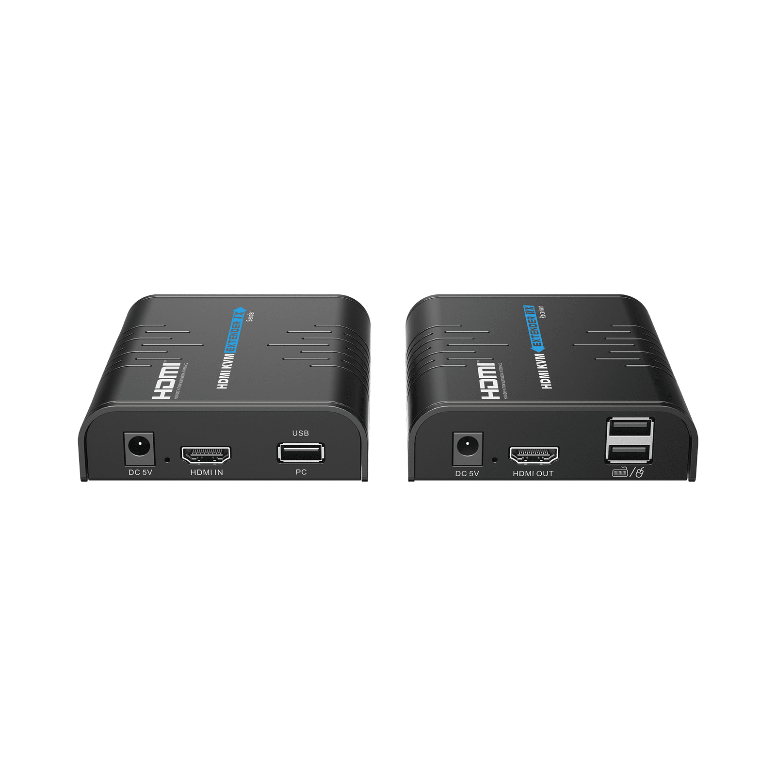 Kit extensor KVM (HDMI y USB) hasta 120 metros / Resolución 1080P @ 60 Hz / Soporta STP y UTP CAT6 / Soporta Switch Gigabit para control KVM múltiple / Soporta hasta 253 receptores / Transmite el Video y Controla tu DVR vía USB TT373KVM4.0 - EPCOM TITANIUM