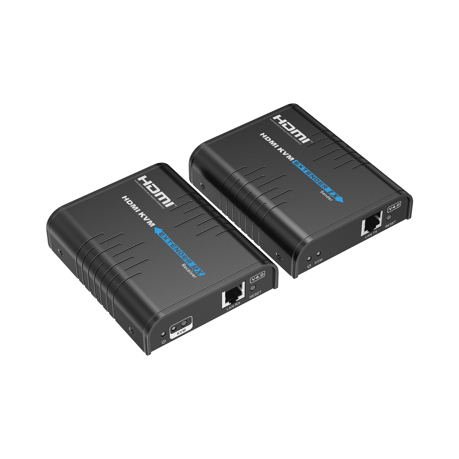 Kit extensor KVM (HDMI y USB) hasta 120 metros / Resolución 1080P @ 60 Hz / Soporta STP y UTP CAT6 / Soporta Switch Gigabit para control KVM múltiple / Soporta hasta 253 receptores / Transmite el Video y Controla tu DVR vía USB TT373KVM4.0 - EPCOM TITANIUM