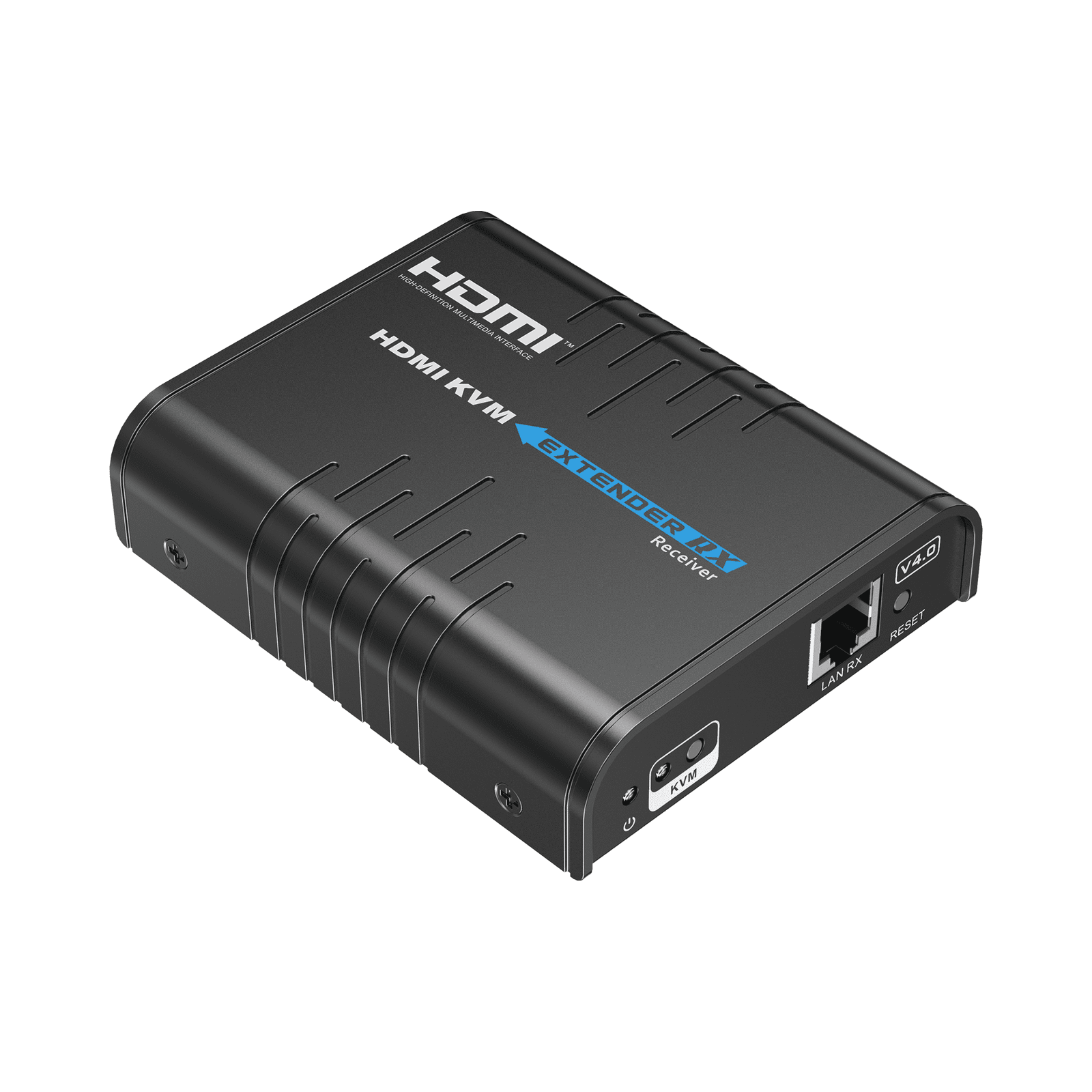 Receptor Compatible para Kits TT373KVM4.0 / Resolución 1080P @ 60 Hz/ Soporta STP y UTP CAT6 / Control IR / Compatible con Switch Gigabit para control KVM múltiple. TT373KVM4.0RX - EPCOM TITANIUM