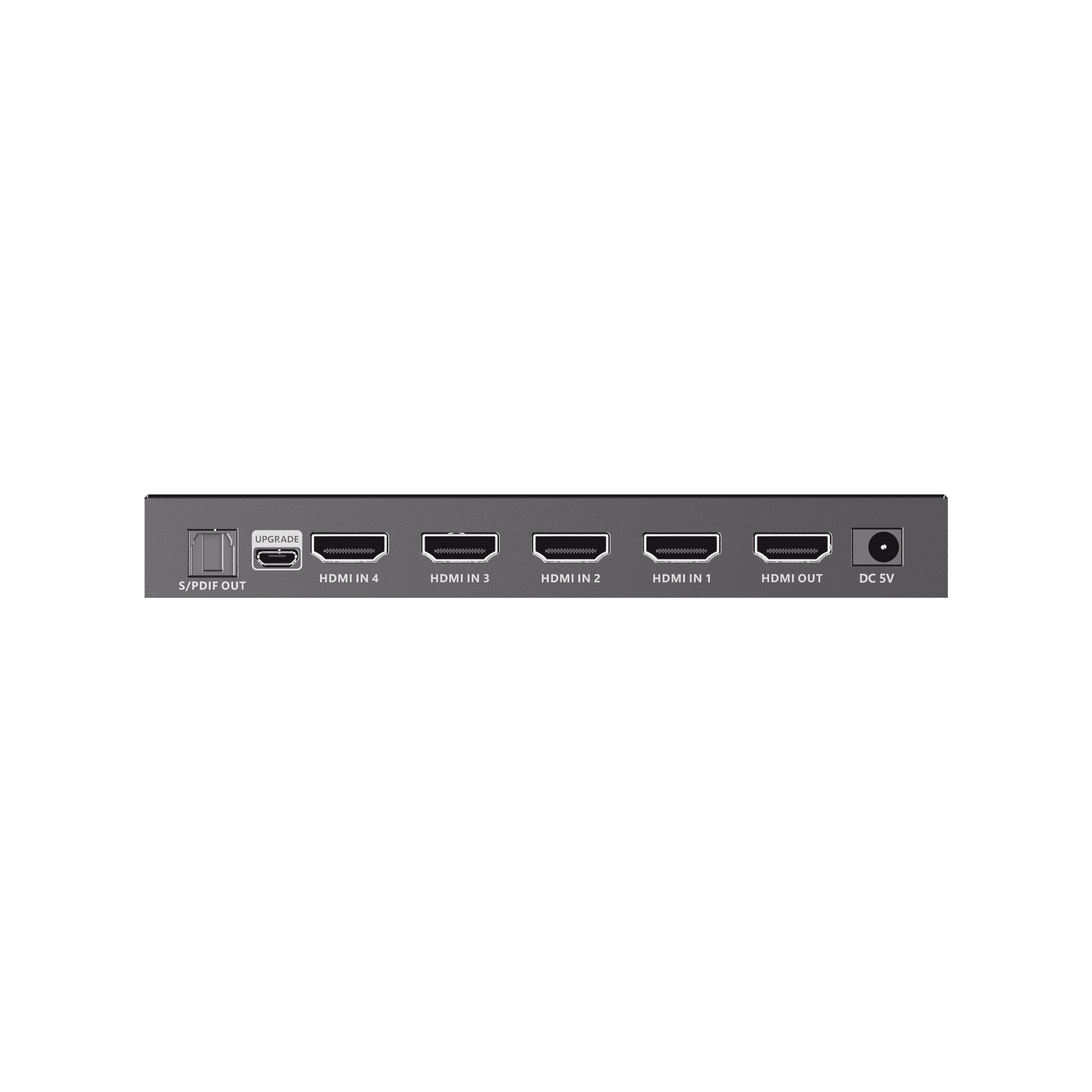 Switch Conmutador  HDMI 4X1 | 4 Entradas 1 Salida | Velocidad de trasmisión 48 Gbps | Resolución 8K | Salida de audio | HDCP 2.3 TT401-8K - EPCOM TITANIUM