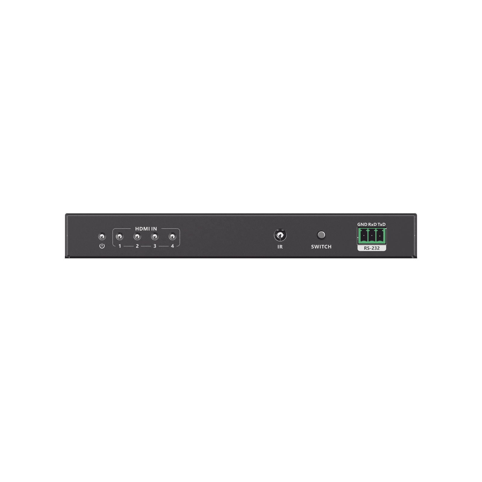Switch Conmutador  HDMI 4X1 | 4 Entradas 1 Salida | Velocidad de trasmisión 48 Gbps | Resolución 8K | Salida de audio | HDCP 2.3 TT401-8K - EPCOM TITANIUM