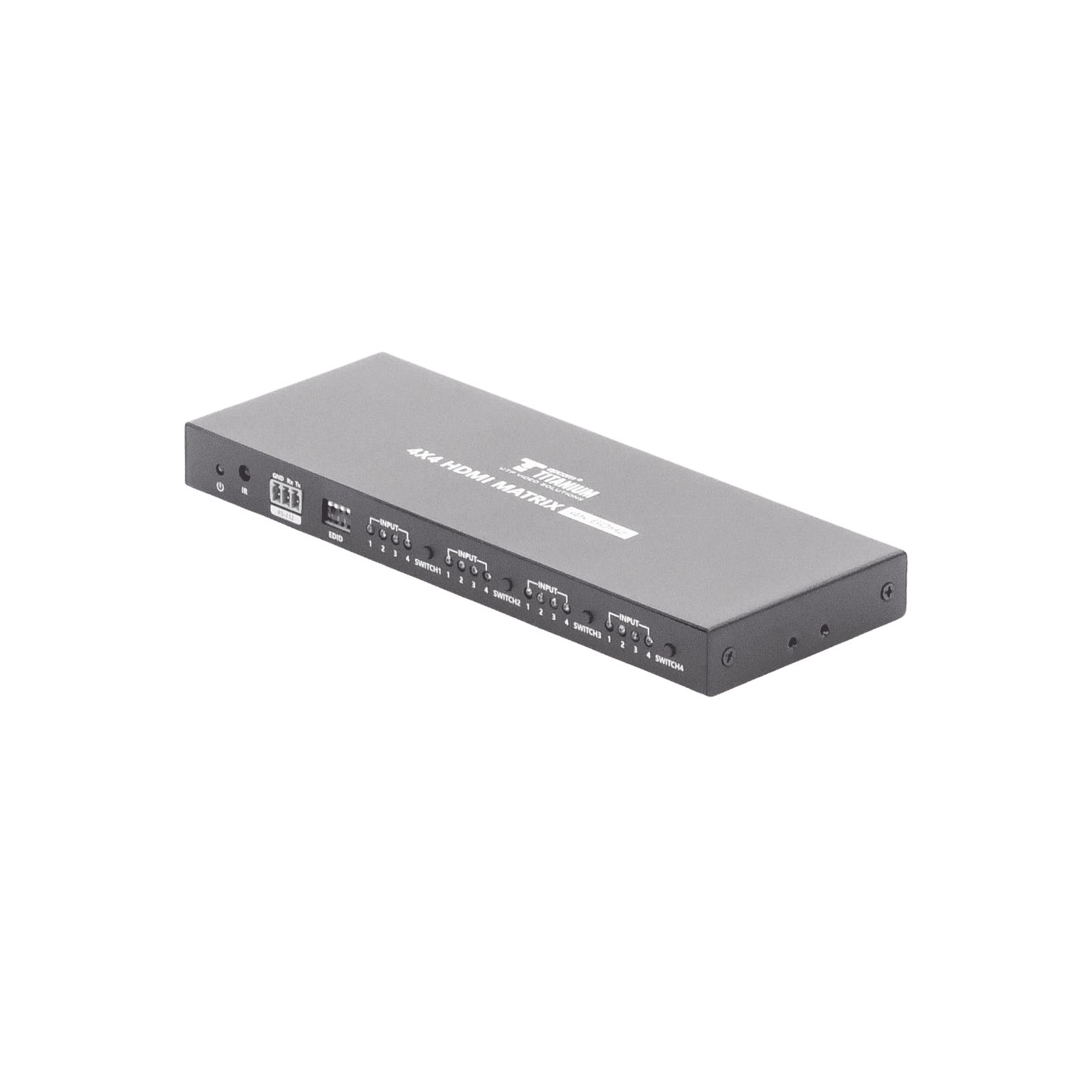 Matricial 4×4 HDMI | 4K@60Hz | Soporta HDR10 | Configuración EDID | Múltiples Modos de Conmutación TT414PRO - EPCOM TITANIUM