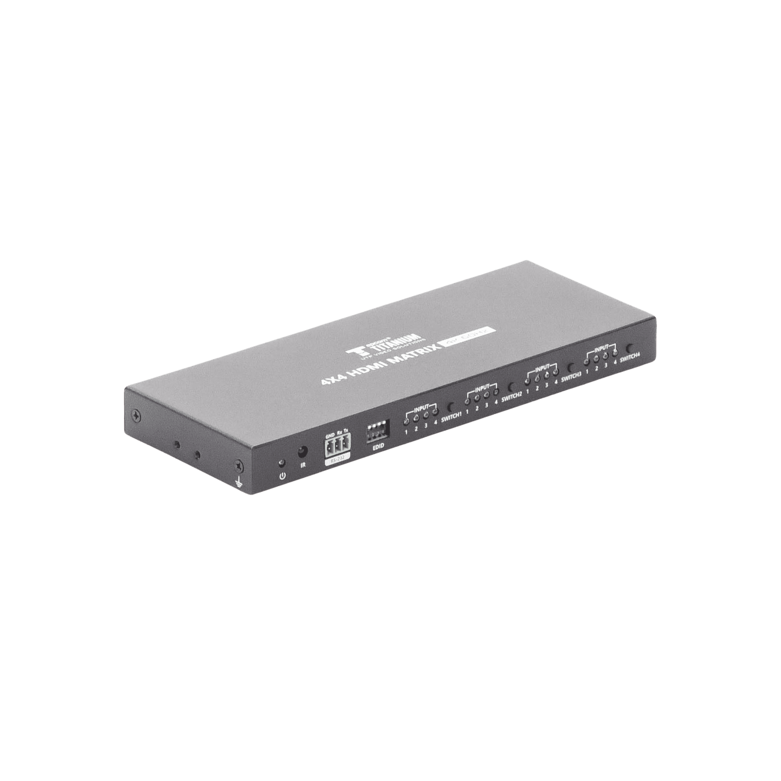 Matricial 4×4 HDMI | 4K@60Hz | Soporta HDR10 | Configuración EDID | Múltiples Modos de Conmutación TT414PRO - EPCOM TITANIUM