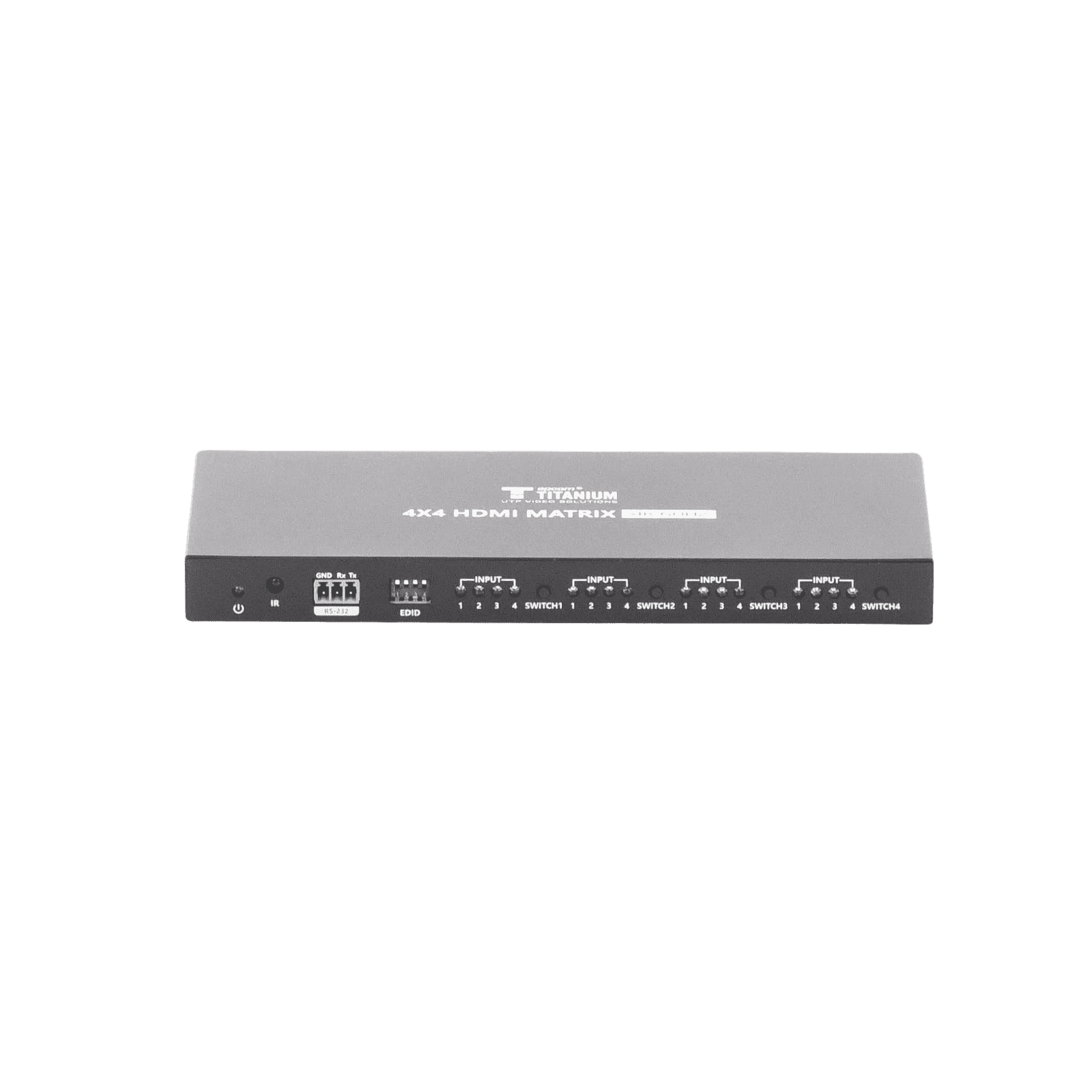 Matricial 4×4 HDMI | 4K@60Hz | Soporta HDR10 | Configuración EDID | Múltiples Modos de Conmutación TT414PRO - EPCOM TITANIUM
