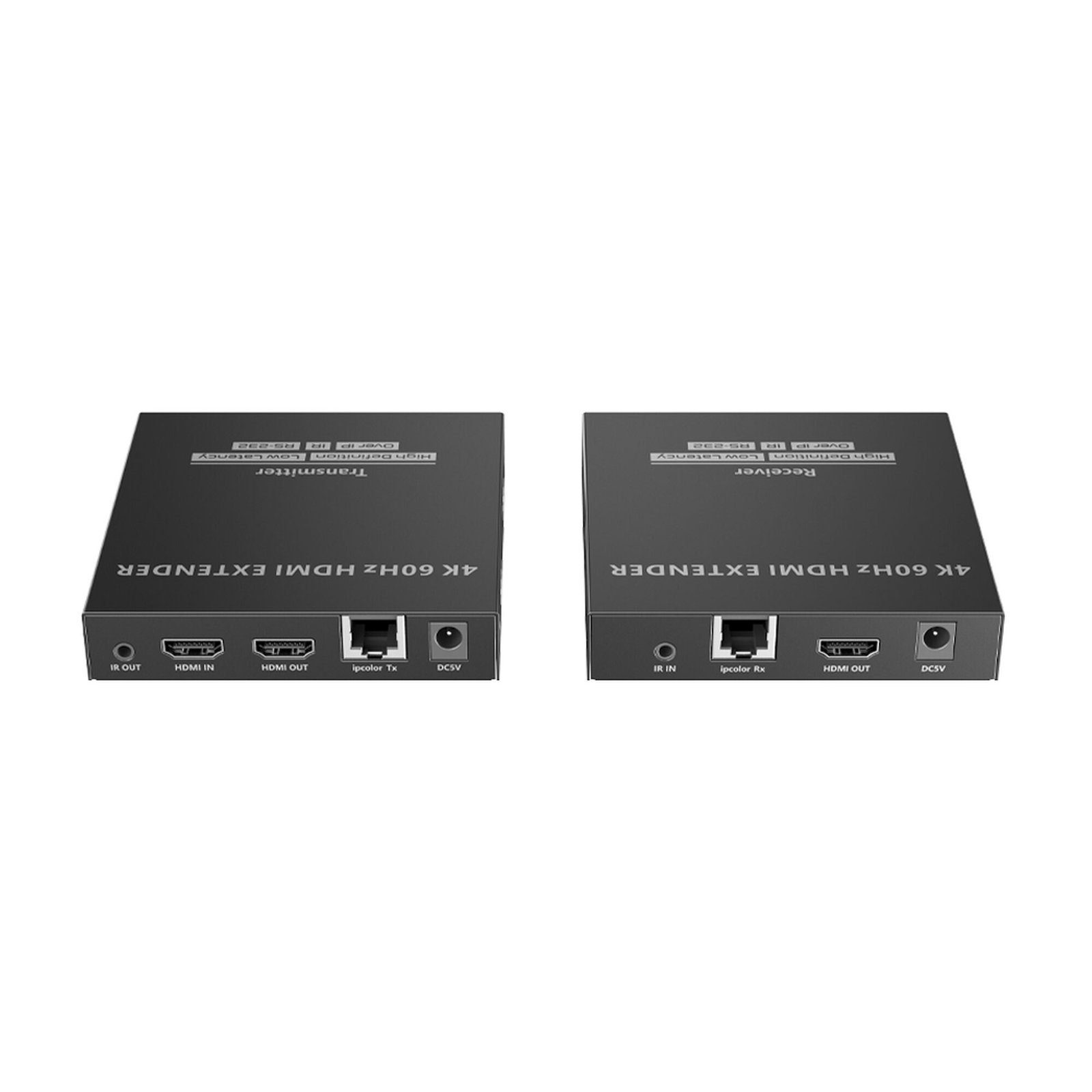 Kit Extensor HDMI para distancias de 120 metros | Soporta resolución 4K @60Hz | Cat 6, 6a y 7 | Salida Loop en el Tx para visualización local | Soporta control remoto del equi TT-582 - EPCOM TITANIUM