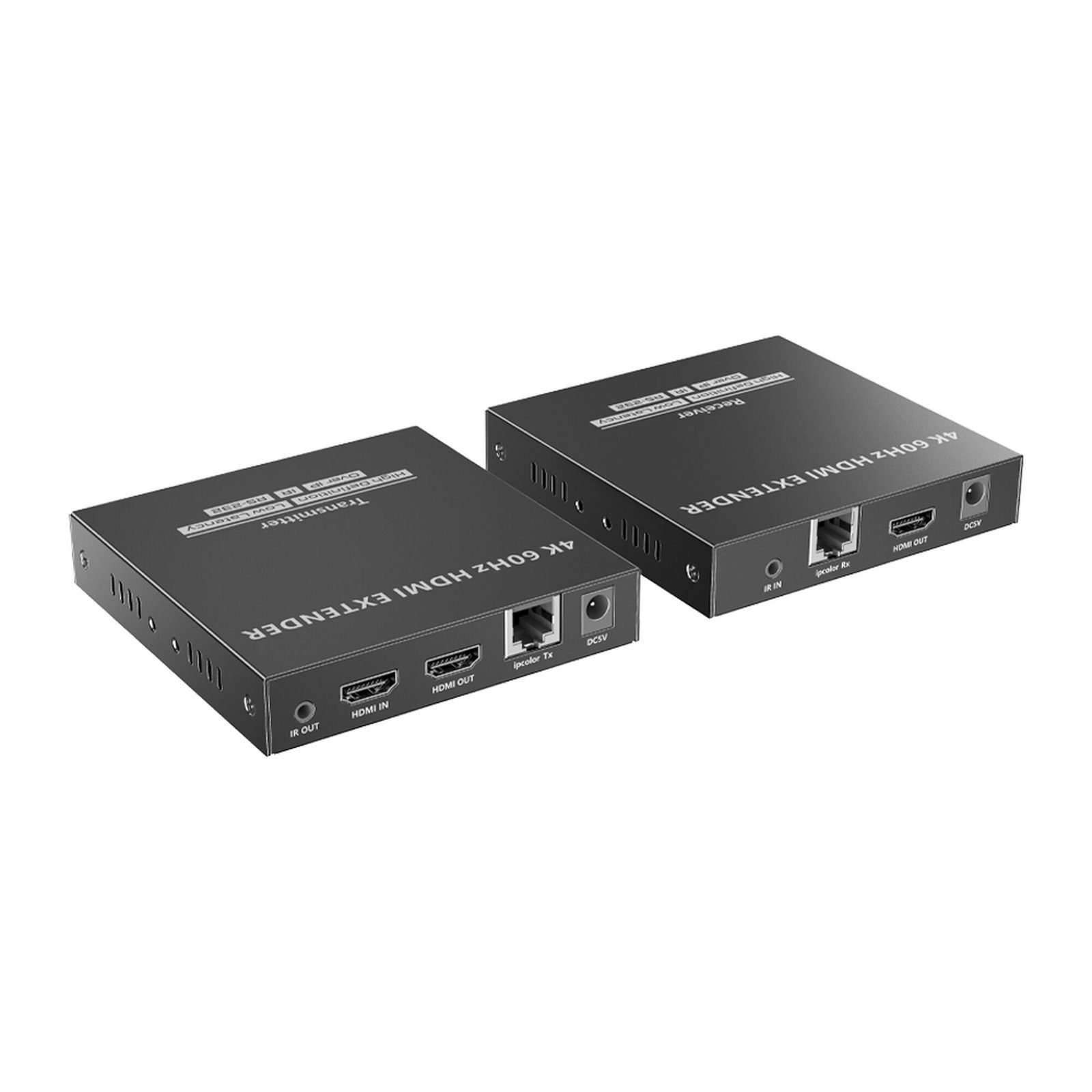 Kit Extensor HDMI para distancias de 120 metros | Soporta resolución 4K @60Hz | Cat 6, 6a y 7 | Salida Loop en el Tx para visualización local | Soporta control remoto del equi TT-582 - EPCOM TITANIUM
