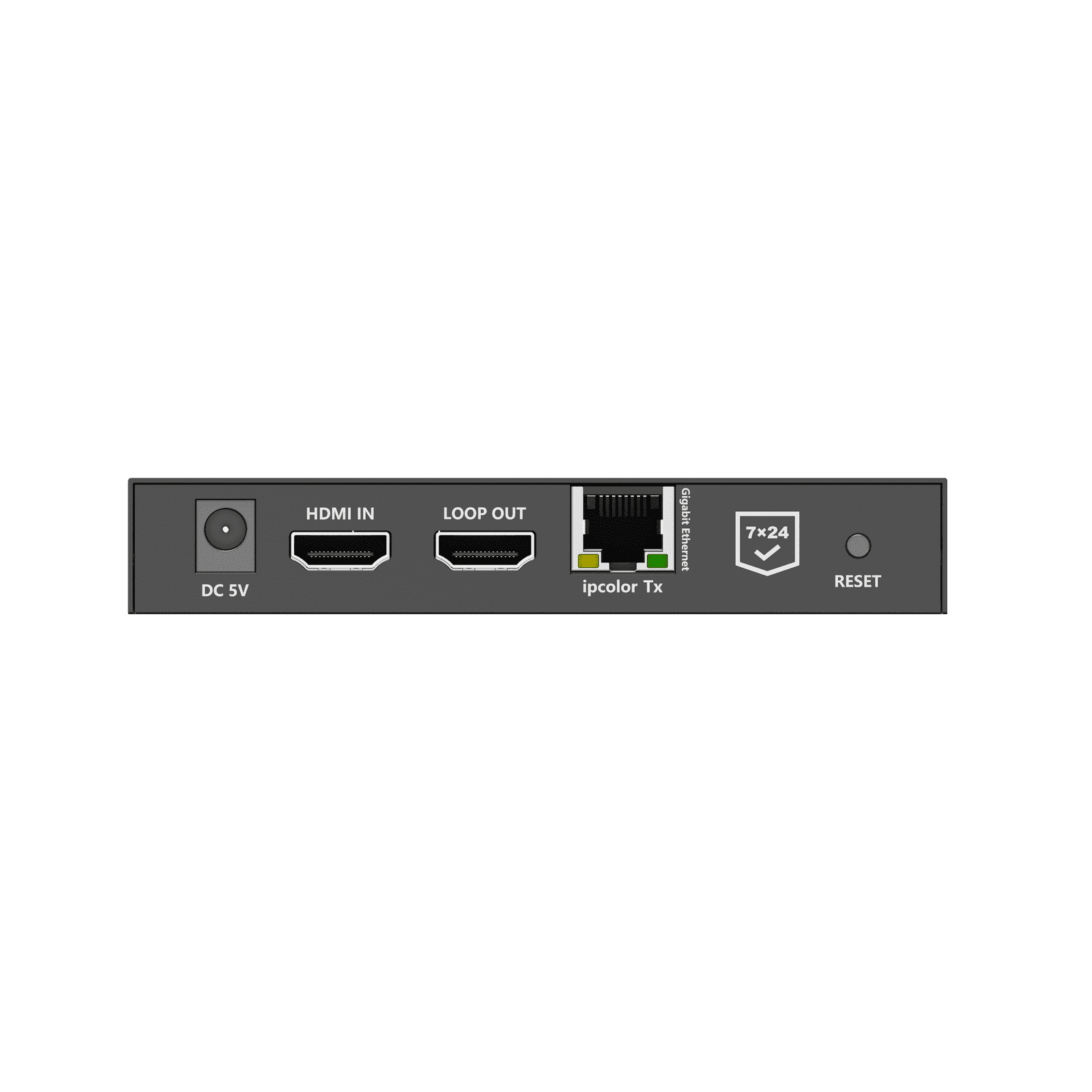 KIT EXTENSOR HDMI 4K@60HZ sobre IP GIGABIT / IPCOLOR / 100m en Conexión Uno a Uno /  Salida Loop / IR Bi-Direccional / RS232 / ARC / CERO LATENCIA / Soporta conexión Uno a Muchos/Switch en Cascada TT592 - EPCOM TITANIUM
