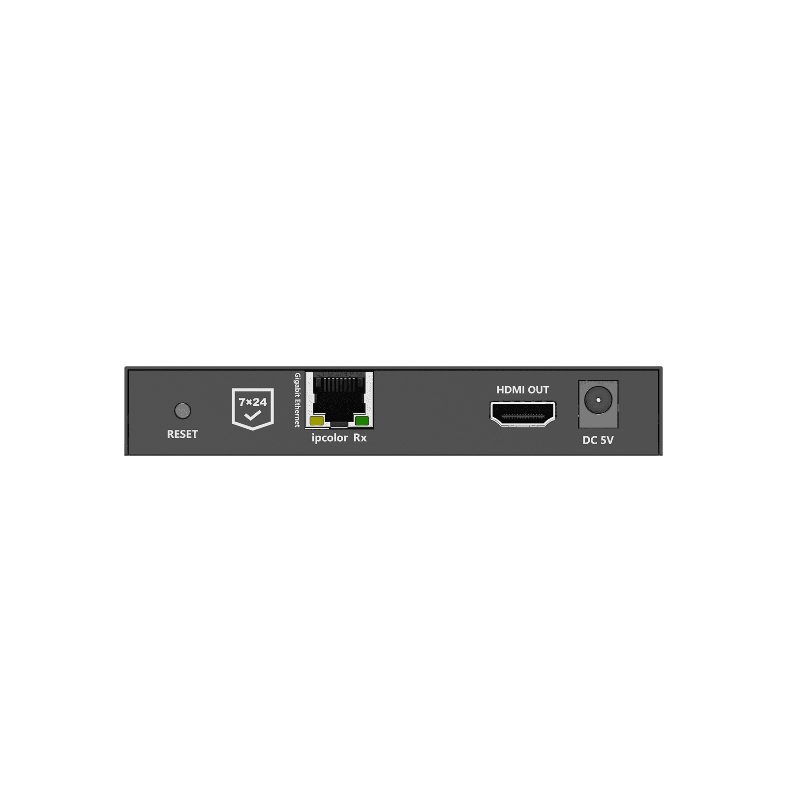 Receptor Compatible para Kits TT592 / Resolución 4K@60Hz / Cat 5e/6 / Distancia de 100 m / IPCOLOR / Control IR /  Cero Latencia / Compatible con Switch Gigabit. TT592RX - EPCOM TITANIUM