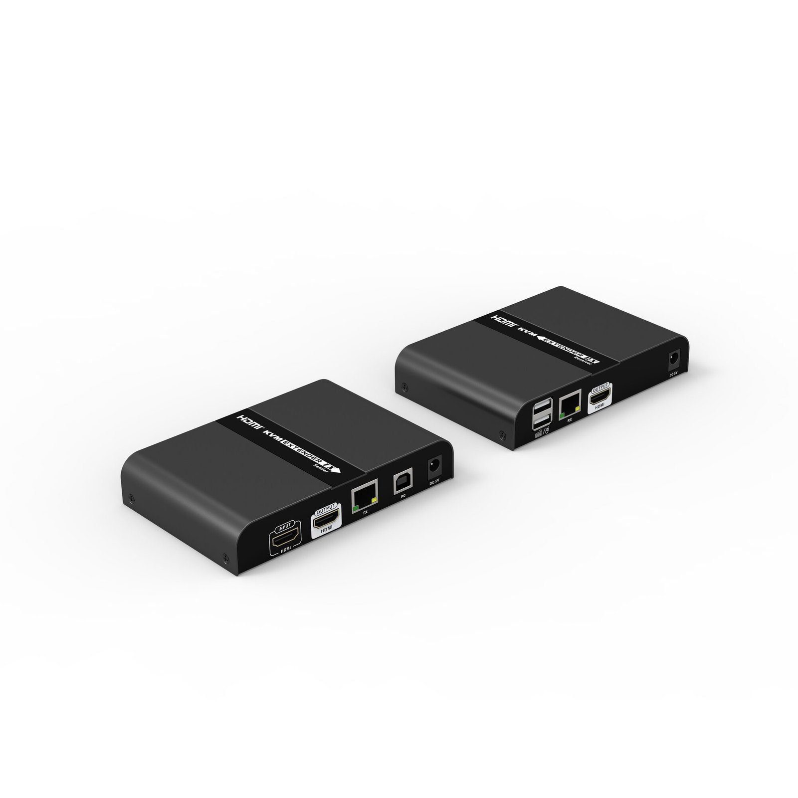 Kit extensor KVM (HDMI y USB 2.0) hasta 100 metros / Resolución 4K @ 60 Hz / Cat 6/6A/7 / CERO LATENCIA / Salida Loop / Soporta Switch Gigabit para control KVM múltiple / Soporta hasta 253 TT671KVM - EPCOM TITANIUM