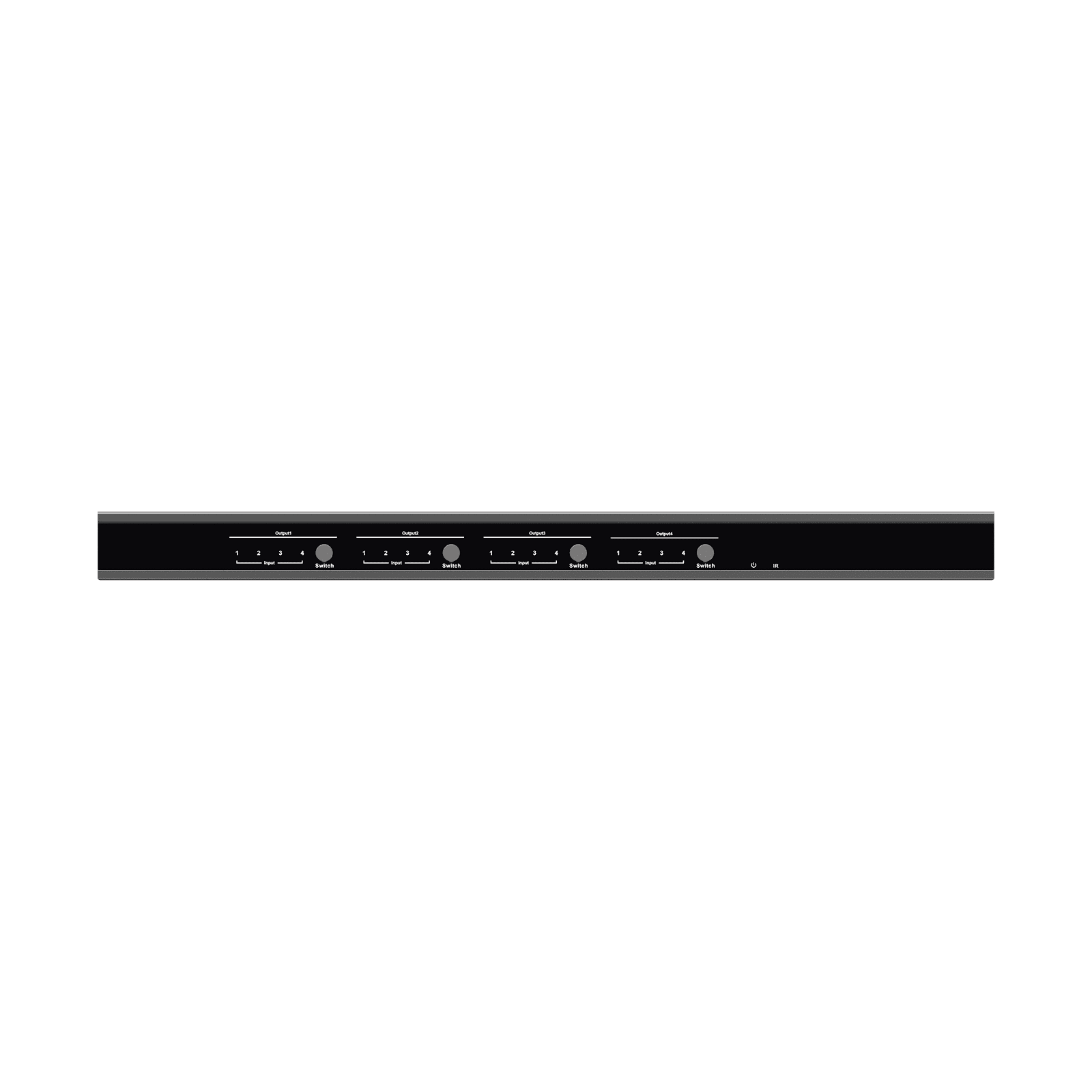 MATRICIAL Y EXTENSOR DE VIDEO HDMI 4 x 4 / 4 Entradas HDMI / 4 Salidas HDMI Loop / 4 Salidas RJ45 para Extender la señal 40 metros por salida /4K / Conmutación por RS232, Control Remoto o Ethernet. TT844 - EPCOM TITANIUM
