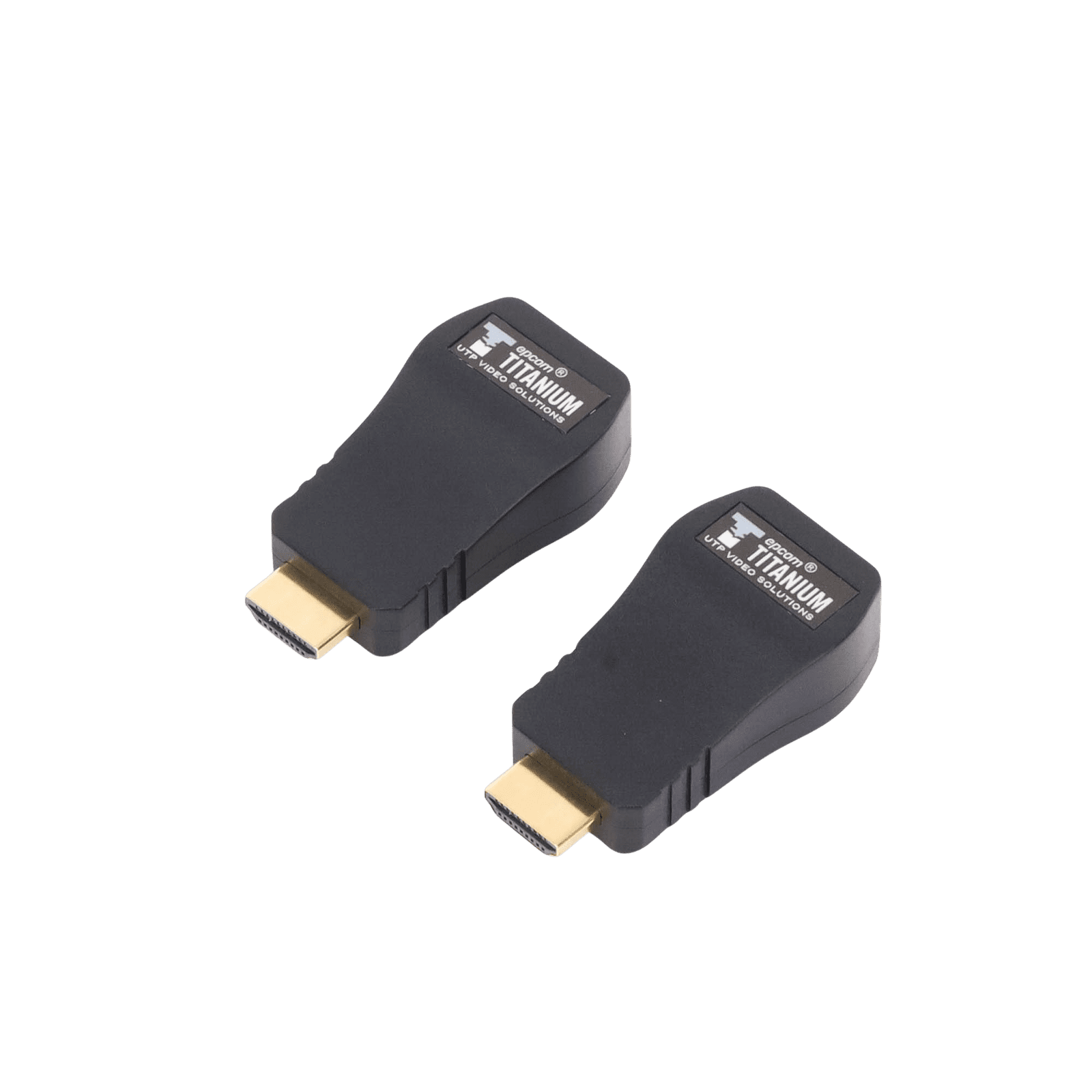 Kit Extensor 25m convertidor Señal HDMI a UTP (Cat5e/Cat 6) / Calidad PREMIUM TTHDMI2RJ - EPCOM POWERLINE
